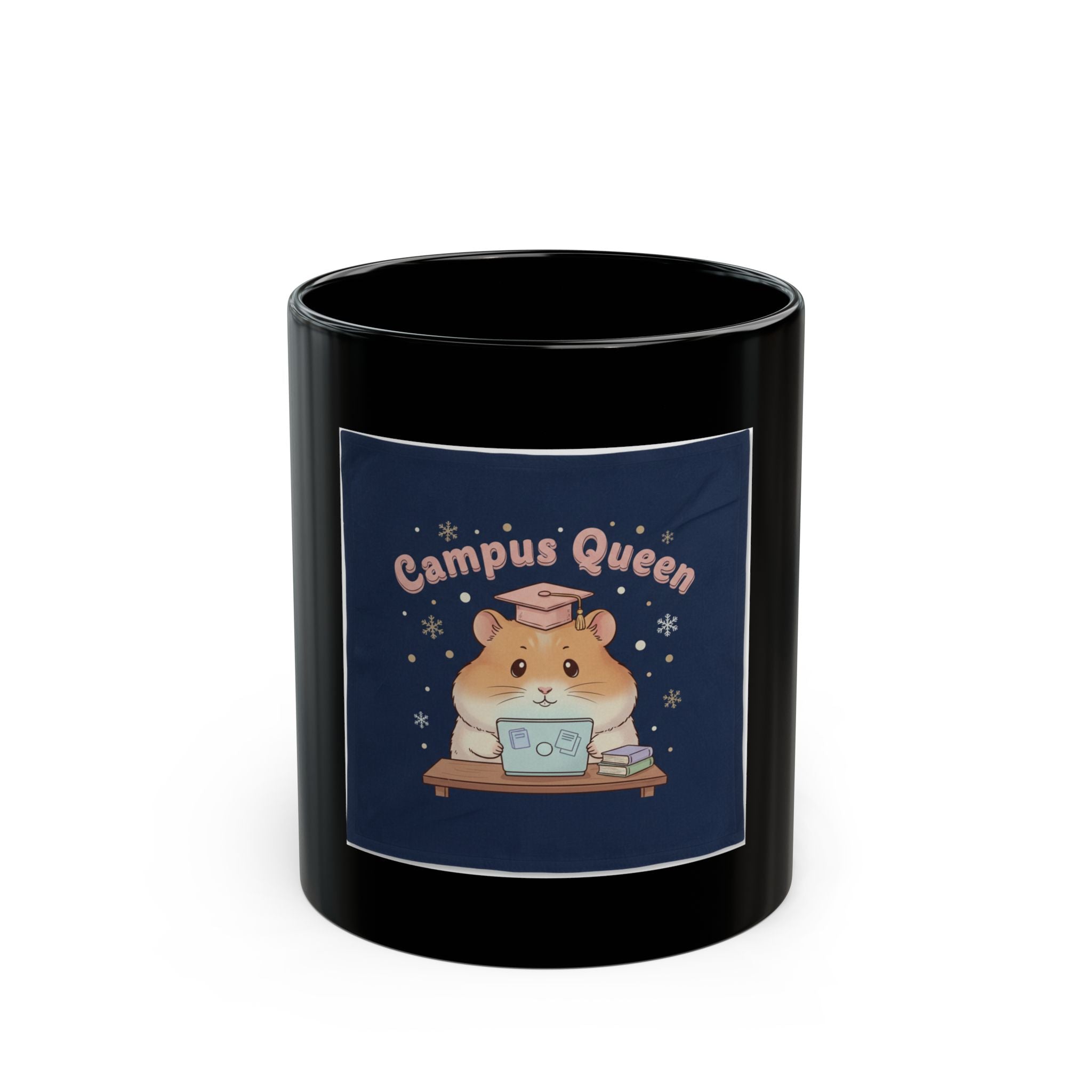 Bunny Black Mug 11oz – Campus Queen
