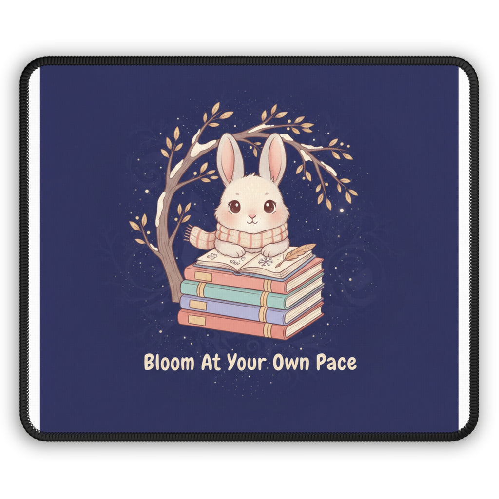 Rabbit Mouse Pad – Bloom at Your Own Pace