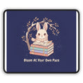 Rabbit Mouse Pad – Bloom at Your Own Pace