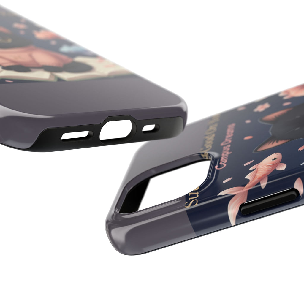 Black Cat Tough Phone Case – Success Looks Good on You Campus Dreams