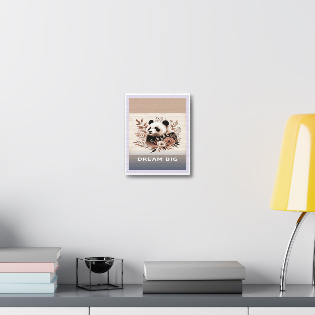 "Dream Big" Black Cat Canvas | College Girl Gift | Fashion | KayKay Classics