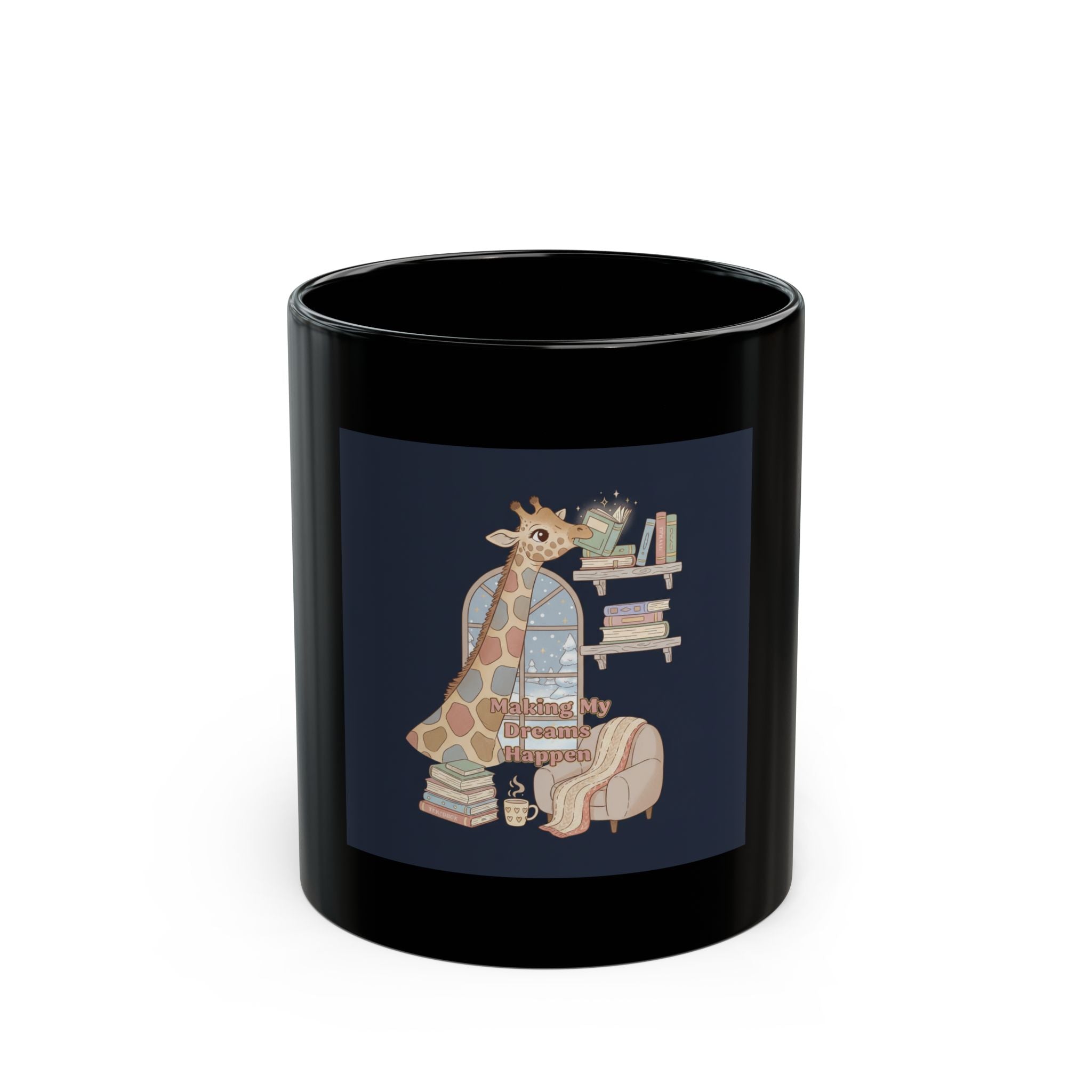 Black Cat Black Mug 11oz