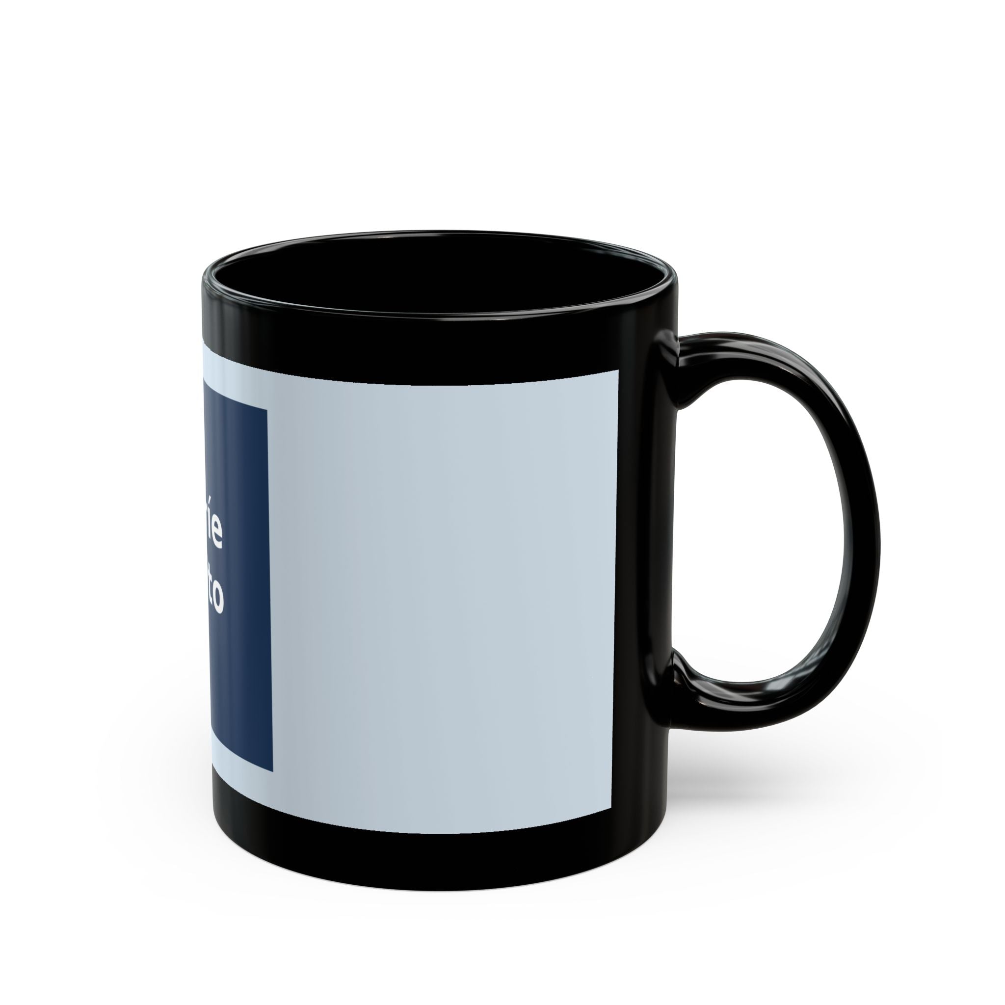 "Sonríe bonito" Black Cat Black Mug | College Girl Gift | Fashion | KayKay Classics