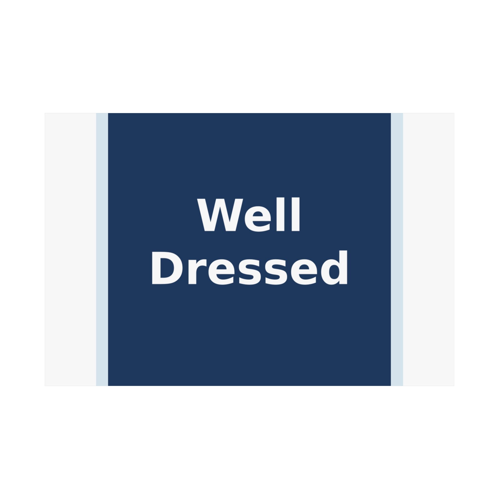 "Well Dressed" Black Cat Poster | Trendy Gift for Her | Lifestyle | KayKay Classics