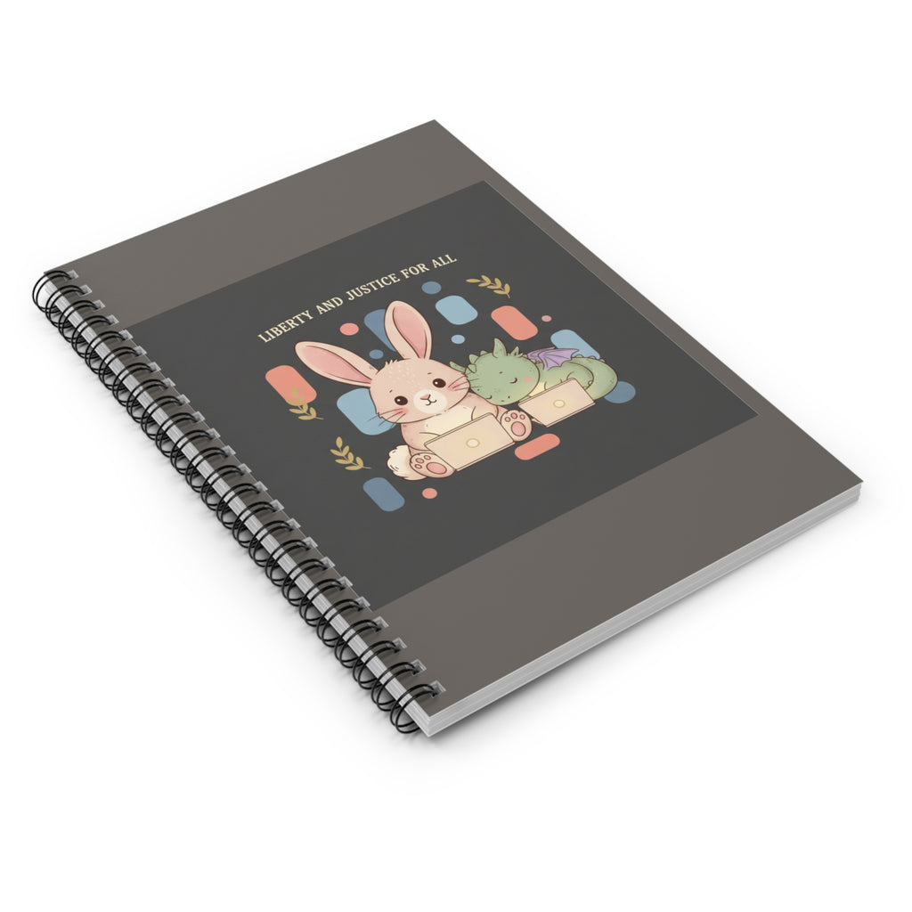 Dragon Spiral Notebook – Liberty and Justice for All