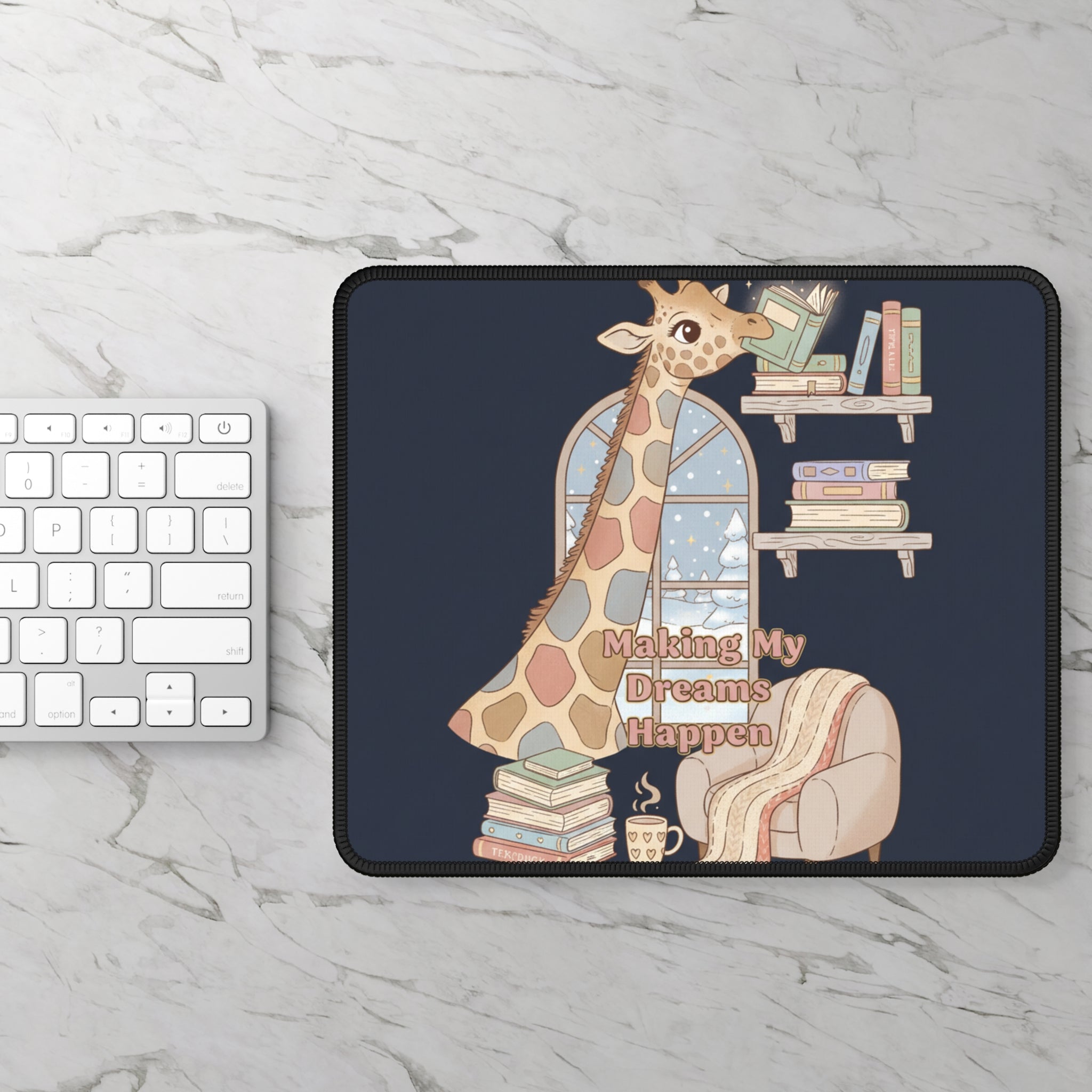 Giraffe Mouse Pad – Making My Dreams Happen