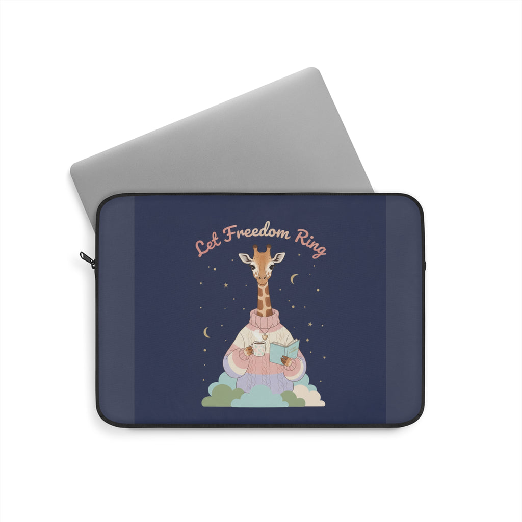 Giraffe Laptop Sleeve – Let Freedom Ring