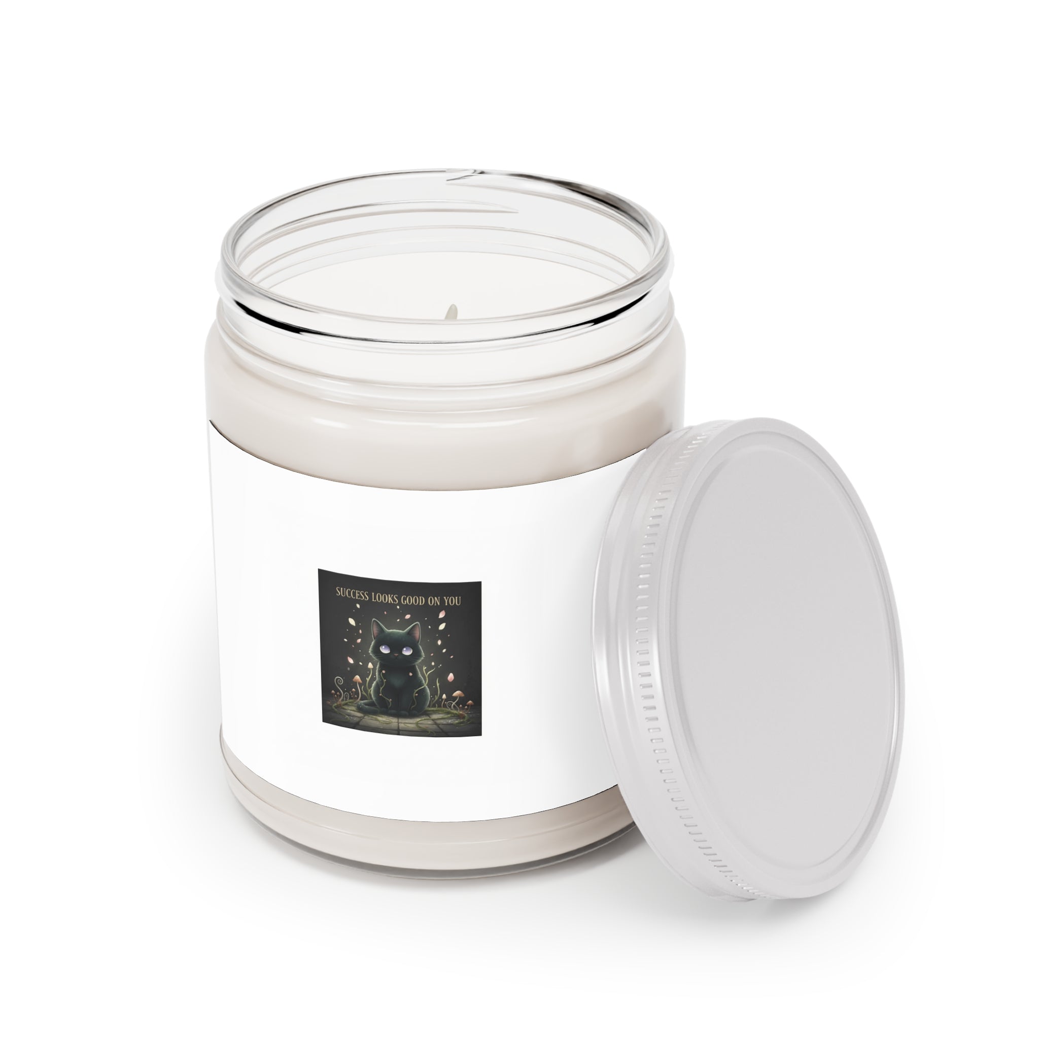 Black Cat Scented Candle – Success Looks Good on You