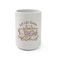 Soft Life Scholar Cat Mug 15oz