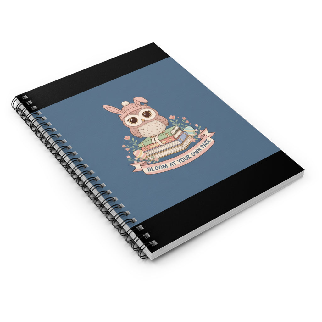 Bunny Spiral Notebook – Bloom at Your Own Pace