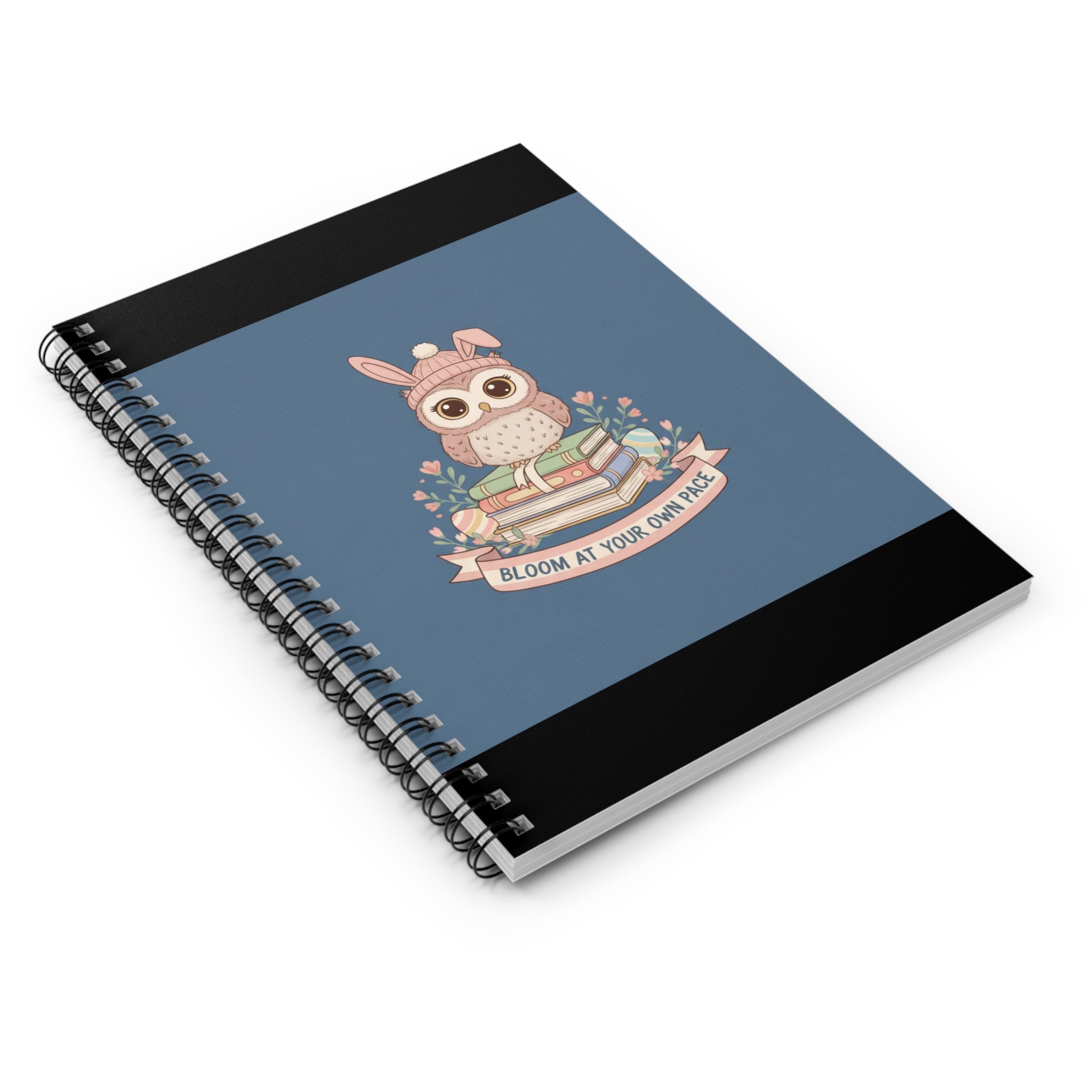 Bunny Spiral Notebook – Bloom at Your Own Pace
