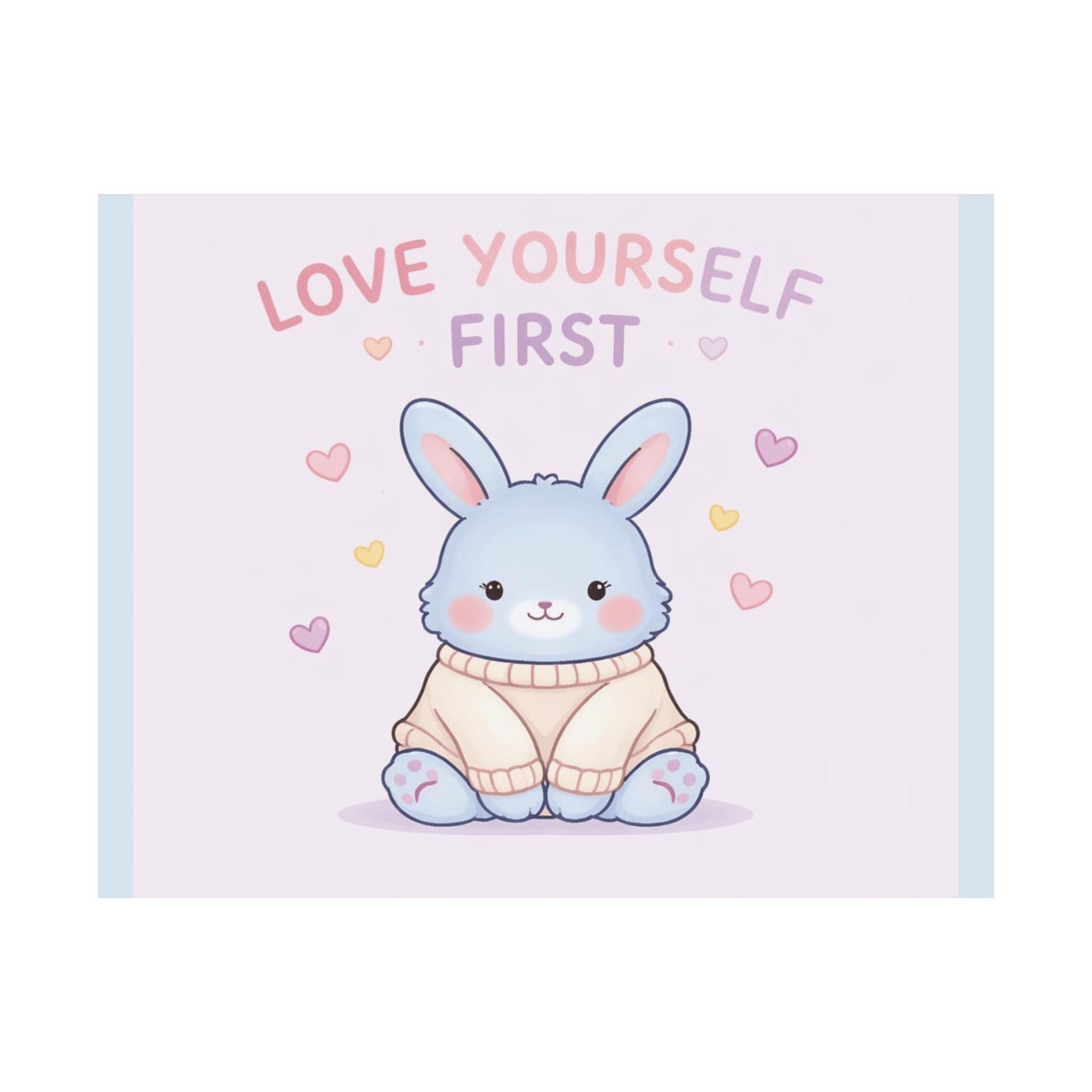 "LOVE YOURSELF FIRST" Black Cat Poster | College Girl Gift | Fashion | KayKay Classics