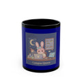 Rabbit Black Mug 11oz – Campus Queen