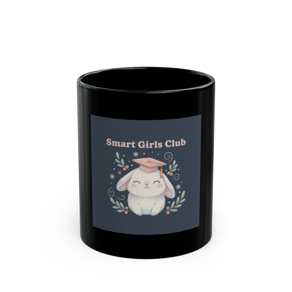 Bunny Black Mug 11oz – Smart Girls Club