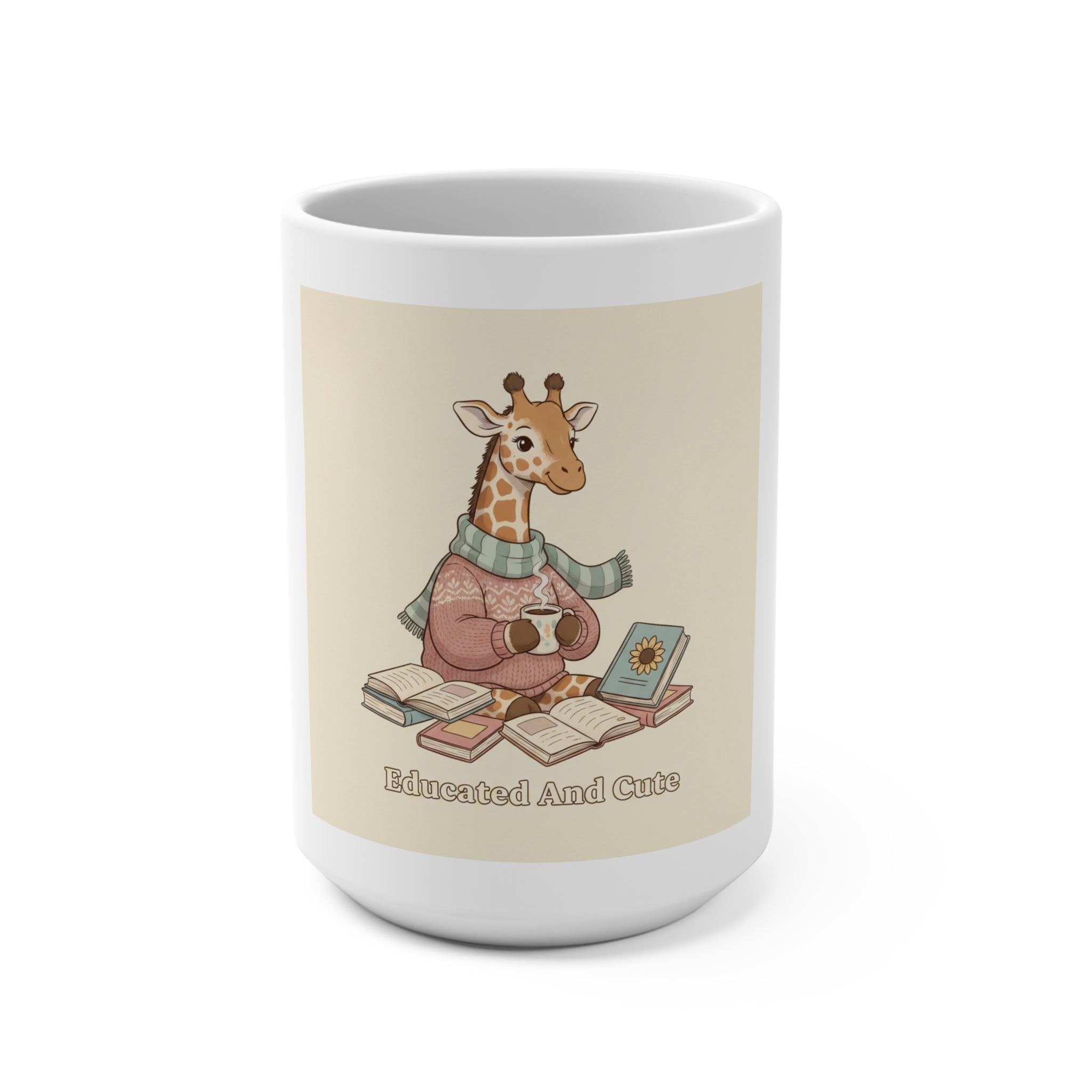 Sunflowers Mug 15oz – Educated and Cute