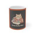Cat Mug 11oz – Study Buddy Vibes