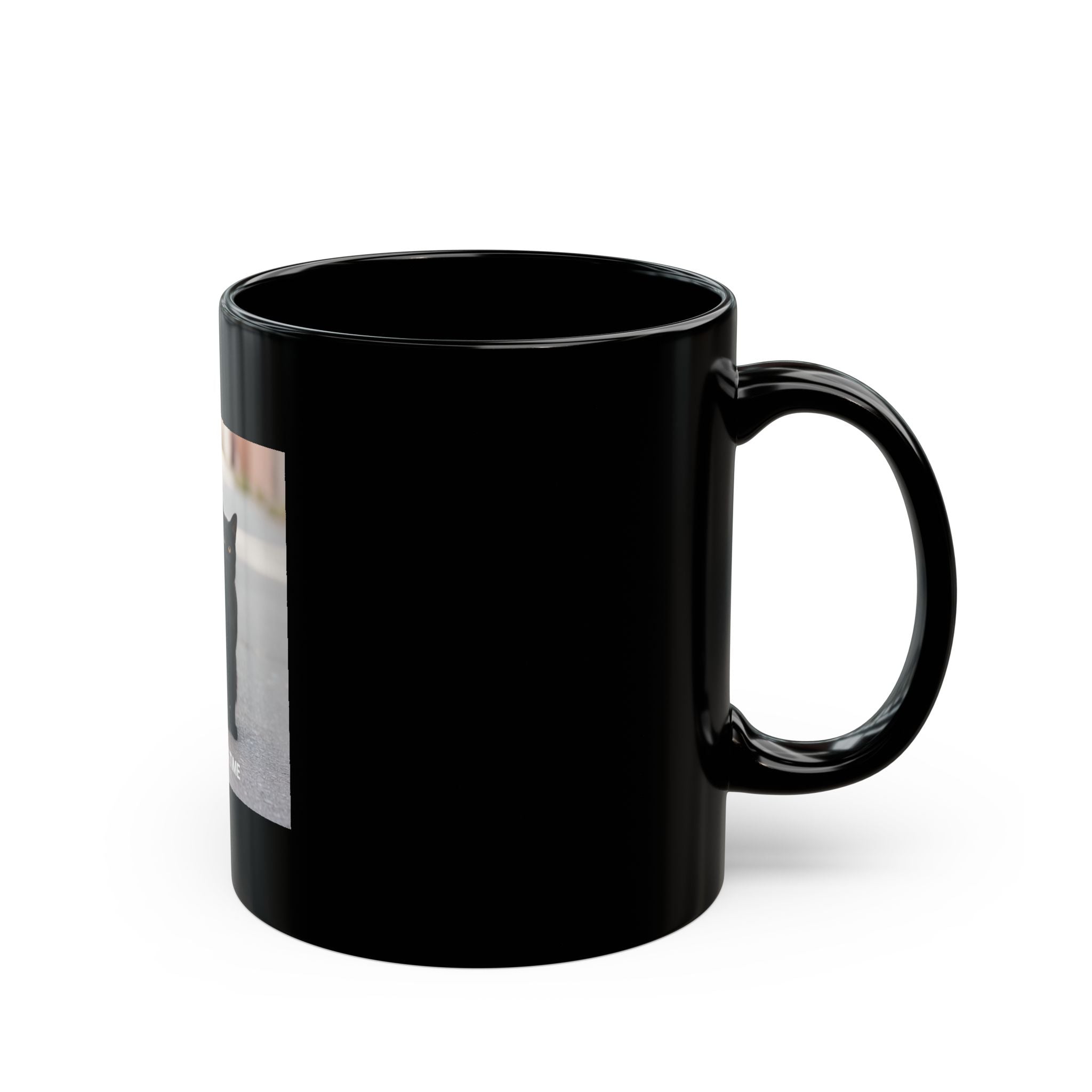 ONE STEP AT A TIME Black Mug
