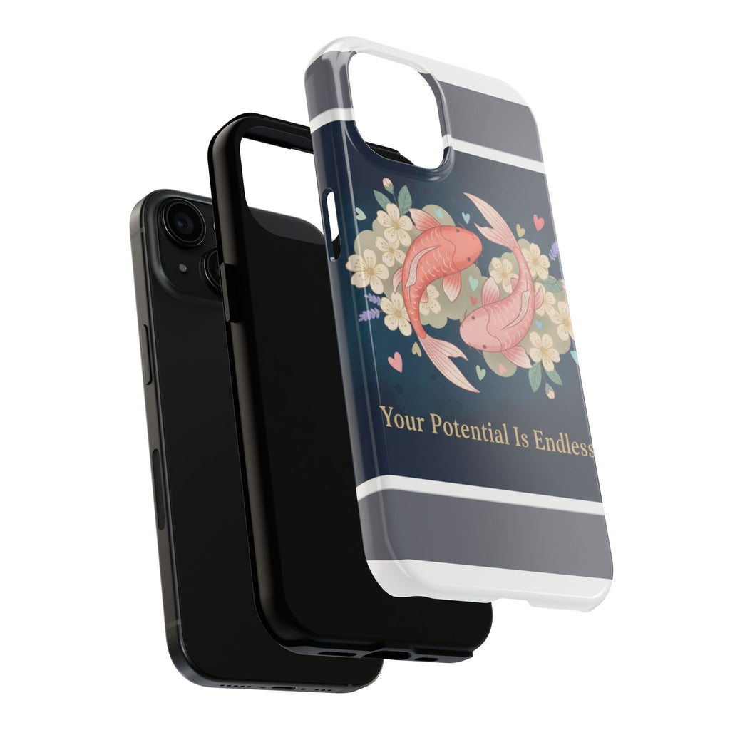 Koi Tough Phone Case – Your Potential is Endless