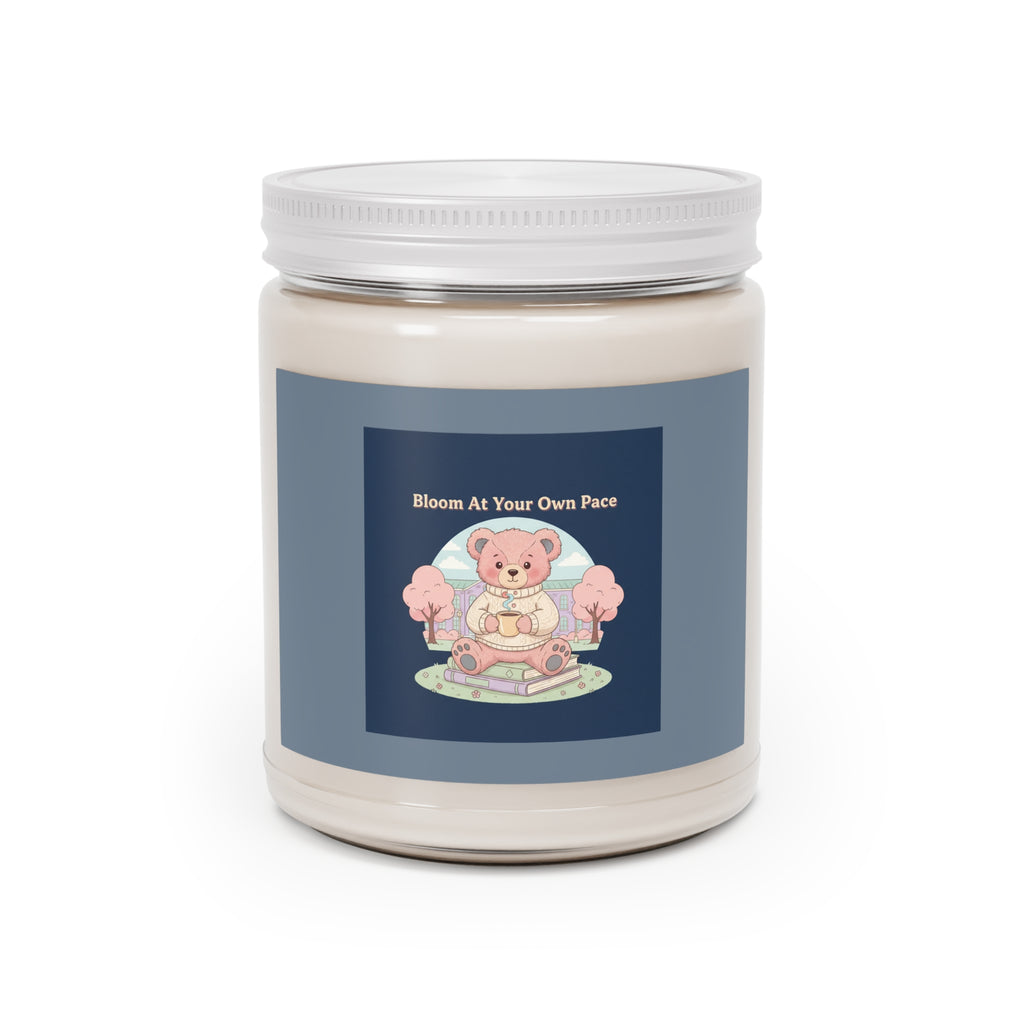 Bear Scented Candle – Bloom at Your Own Pace