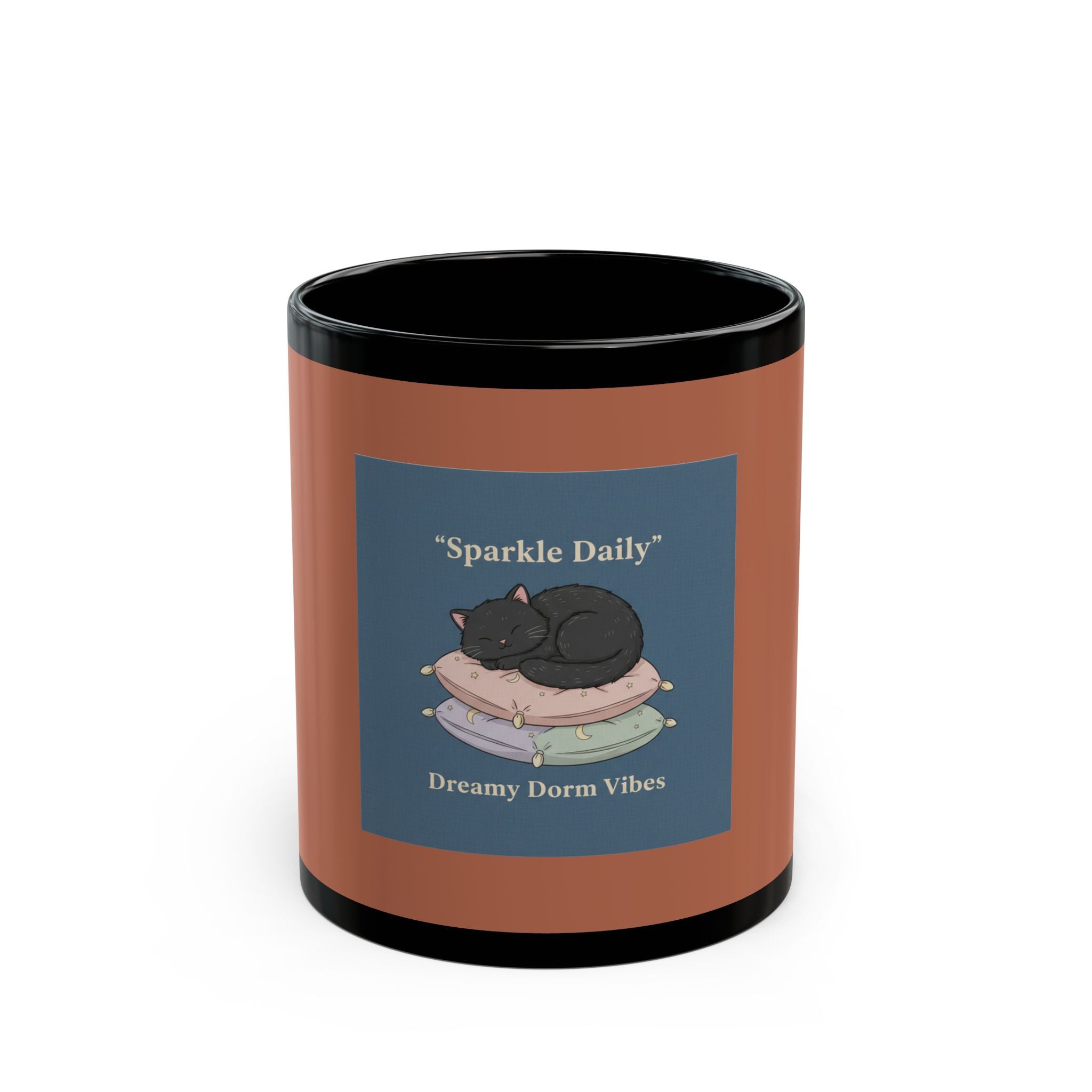 Black Cat Black Mug 11oz – Sparkle Daily Dreamy Dorm Vibes