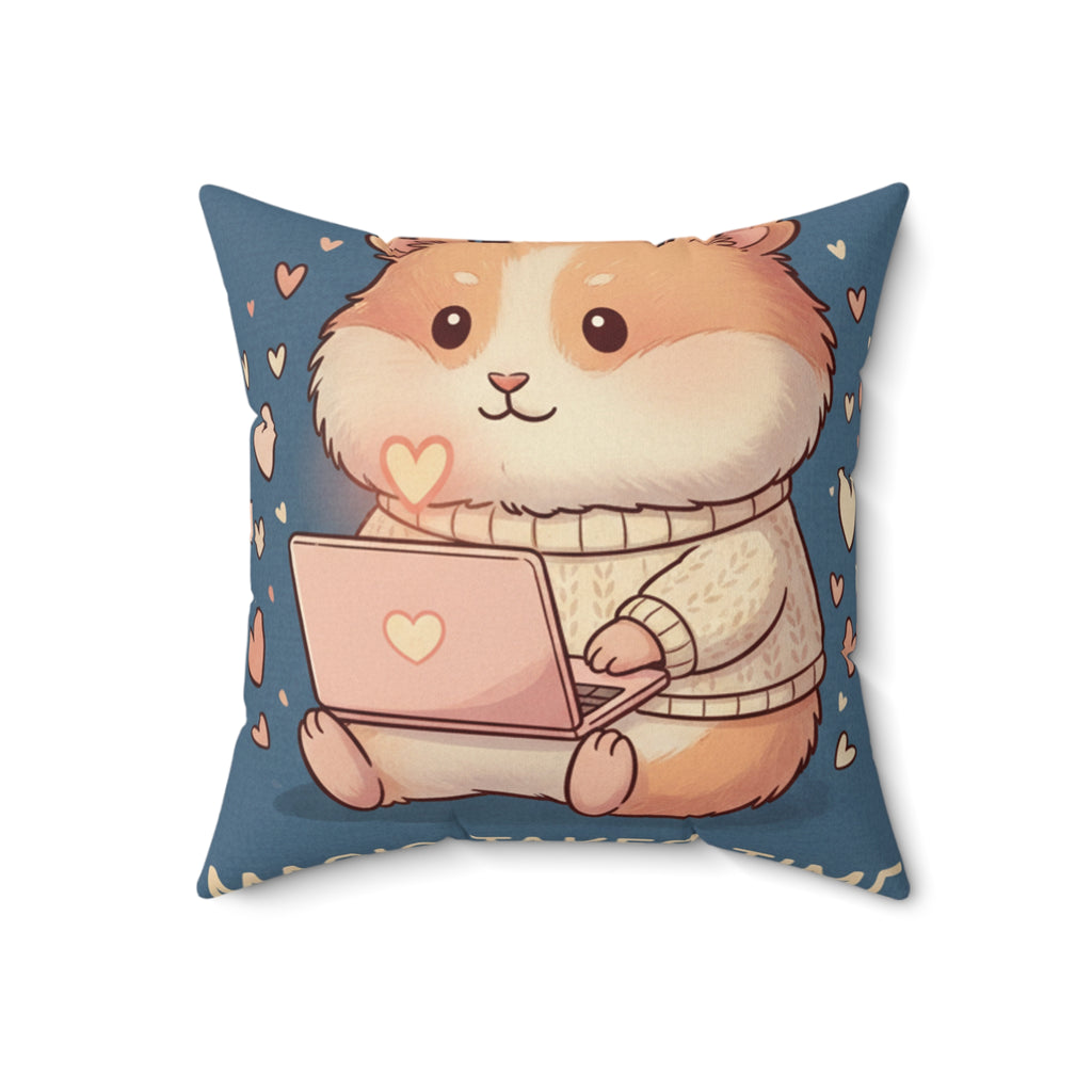 Hamster Square Pillow – Magic Takes Time