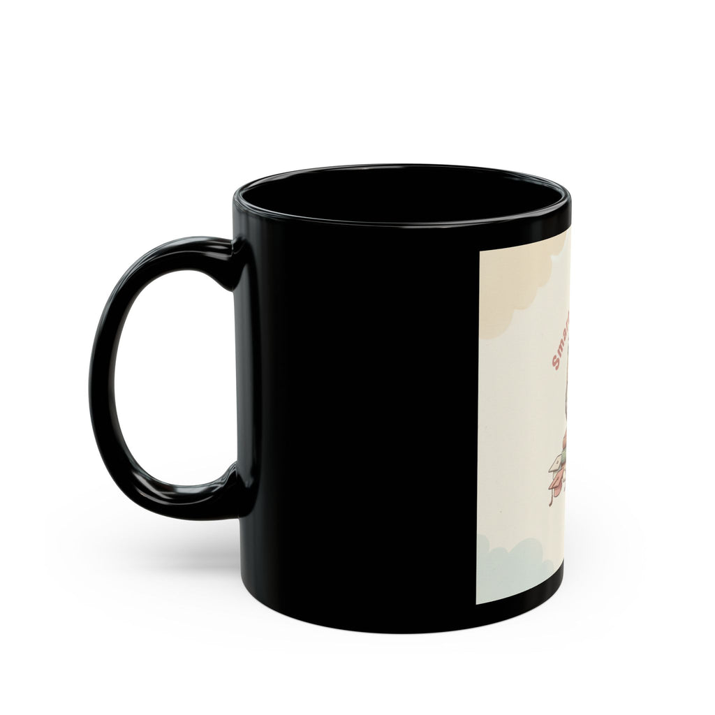 Smart Girls Club Owl Black Mug 11oz