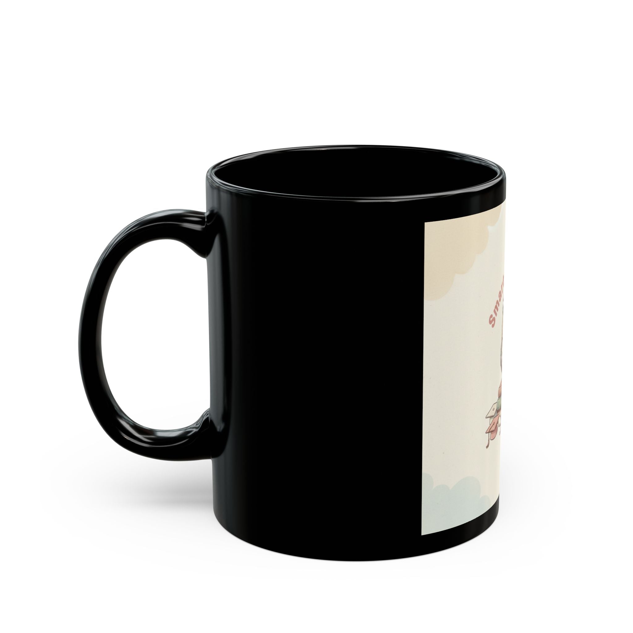 Smart Girls Club Owl Black Mug 11oz