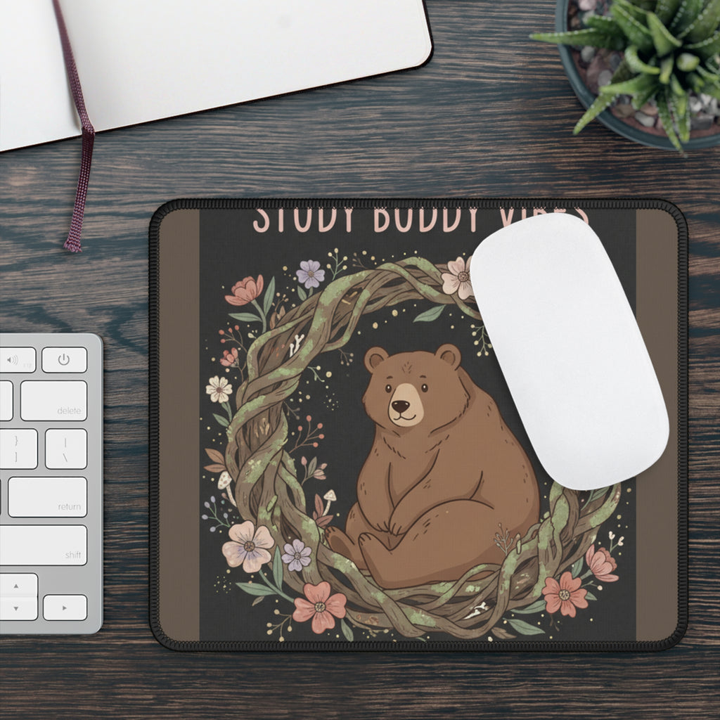 Bear Mouse Pad – Study Buddy Vibes
