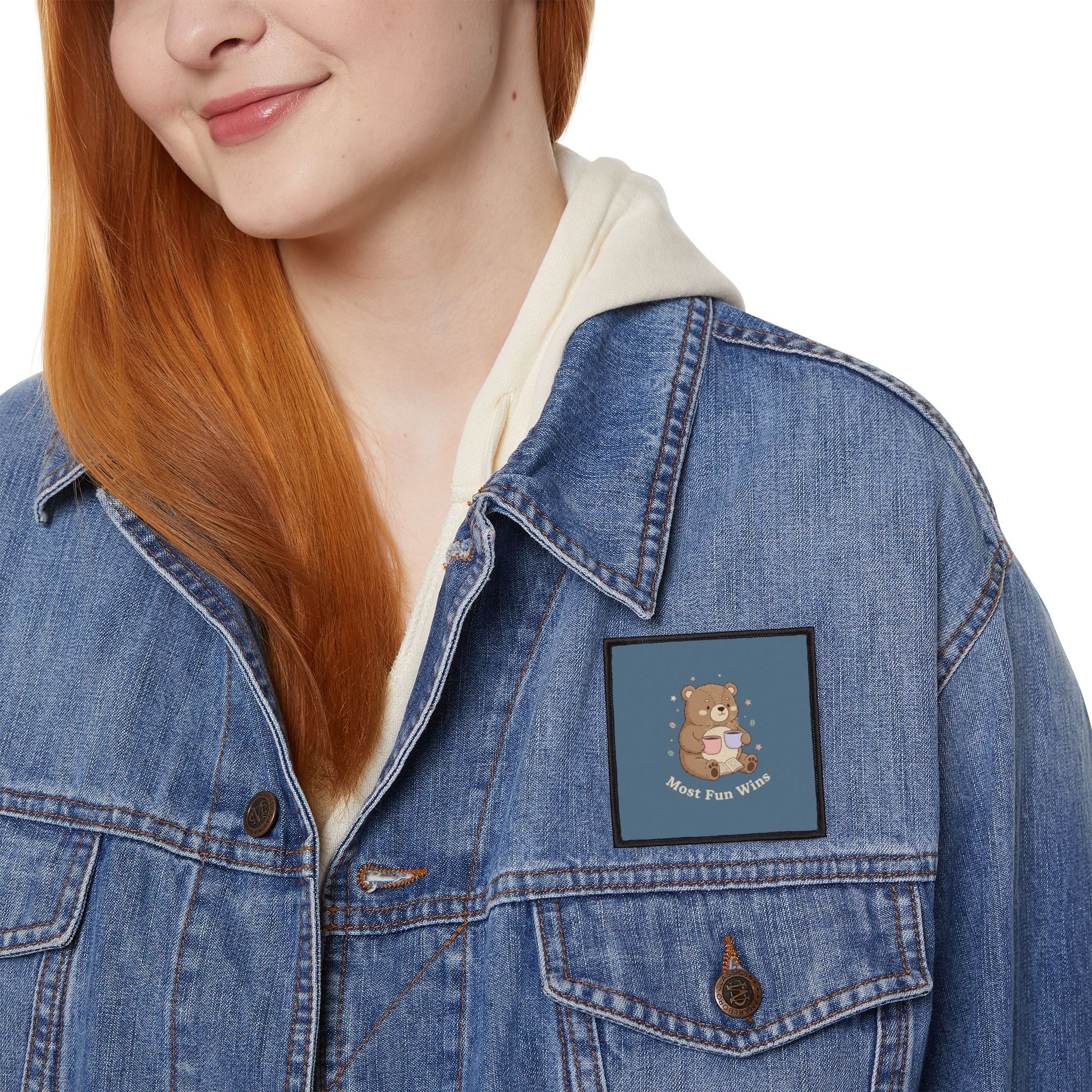 Bear Iron-On Patch – Most Fun Wins
