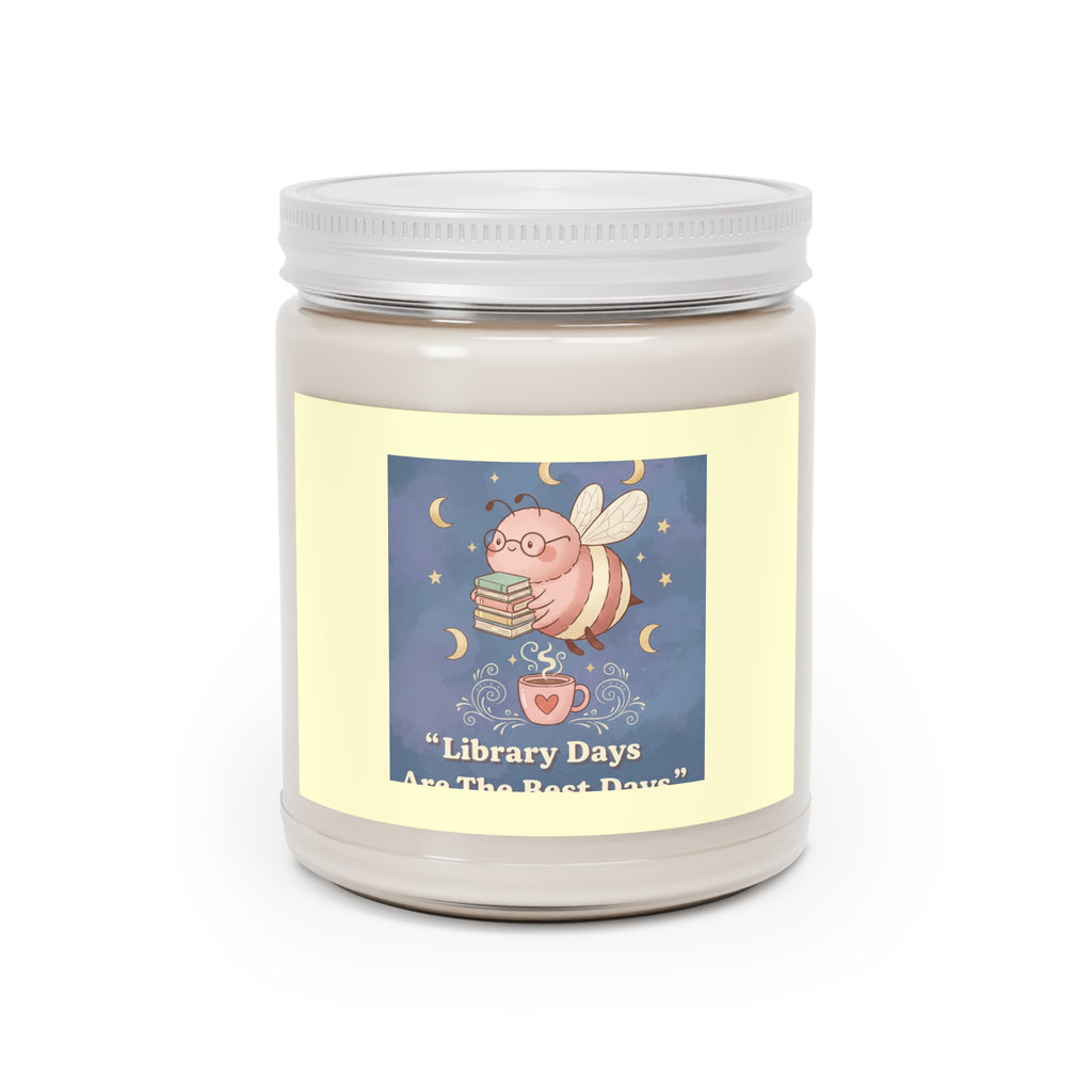 Bee Scented Candle – Library Days Are the Best Days