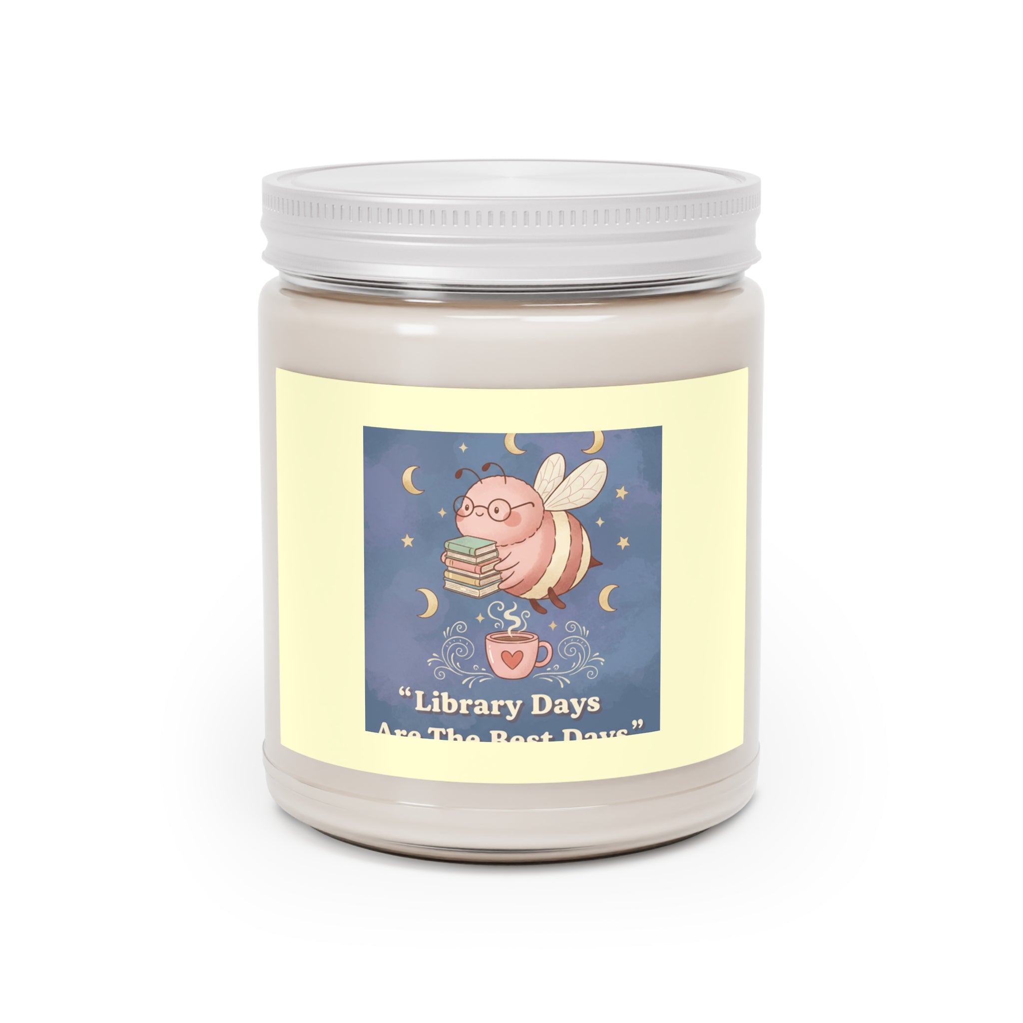 Bee Scented Candle – Library Days Are the Best Days
