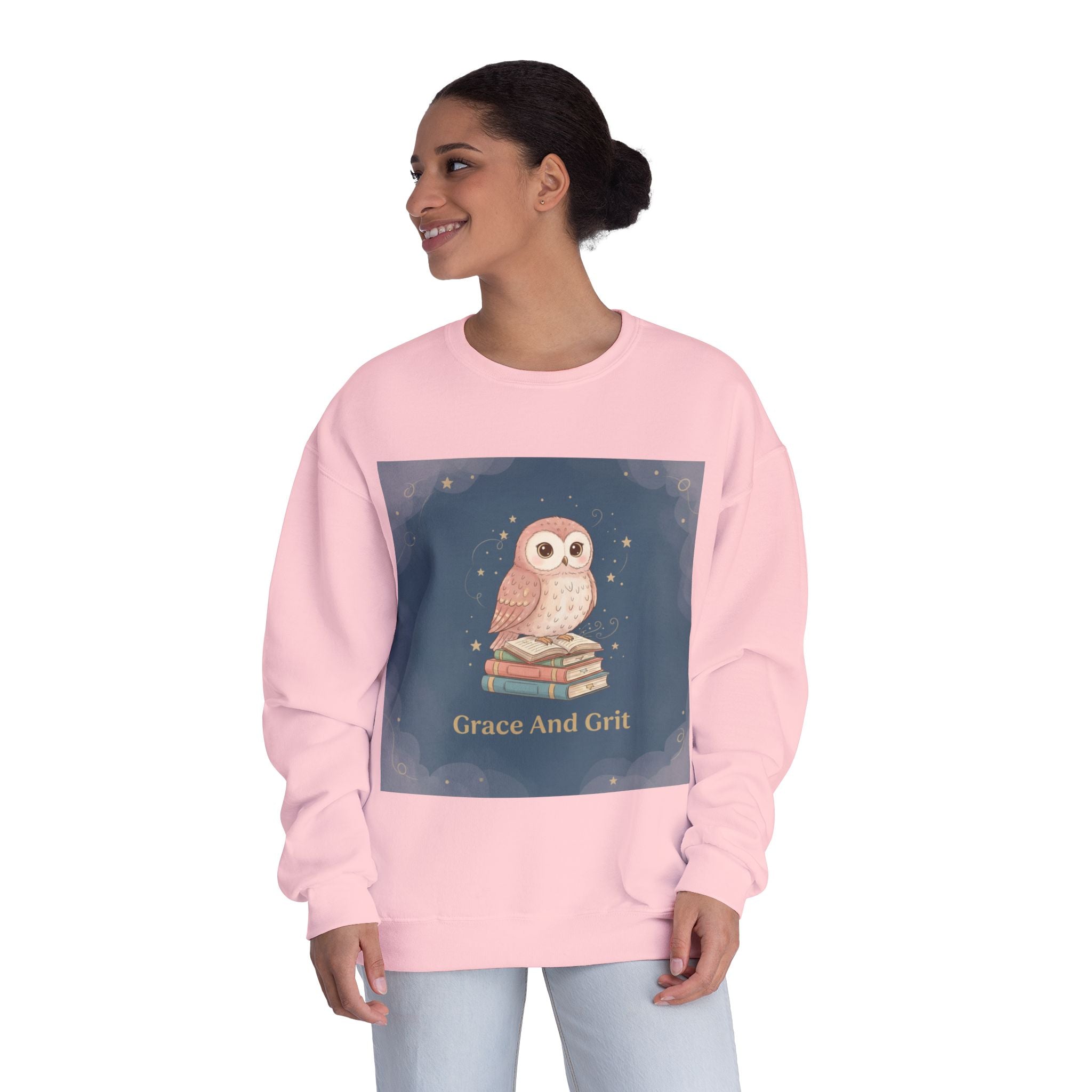 Owl Crewneck Sweatshirt – Grace and Grit