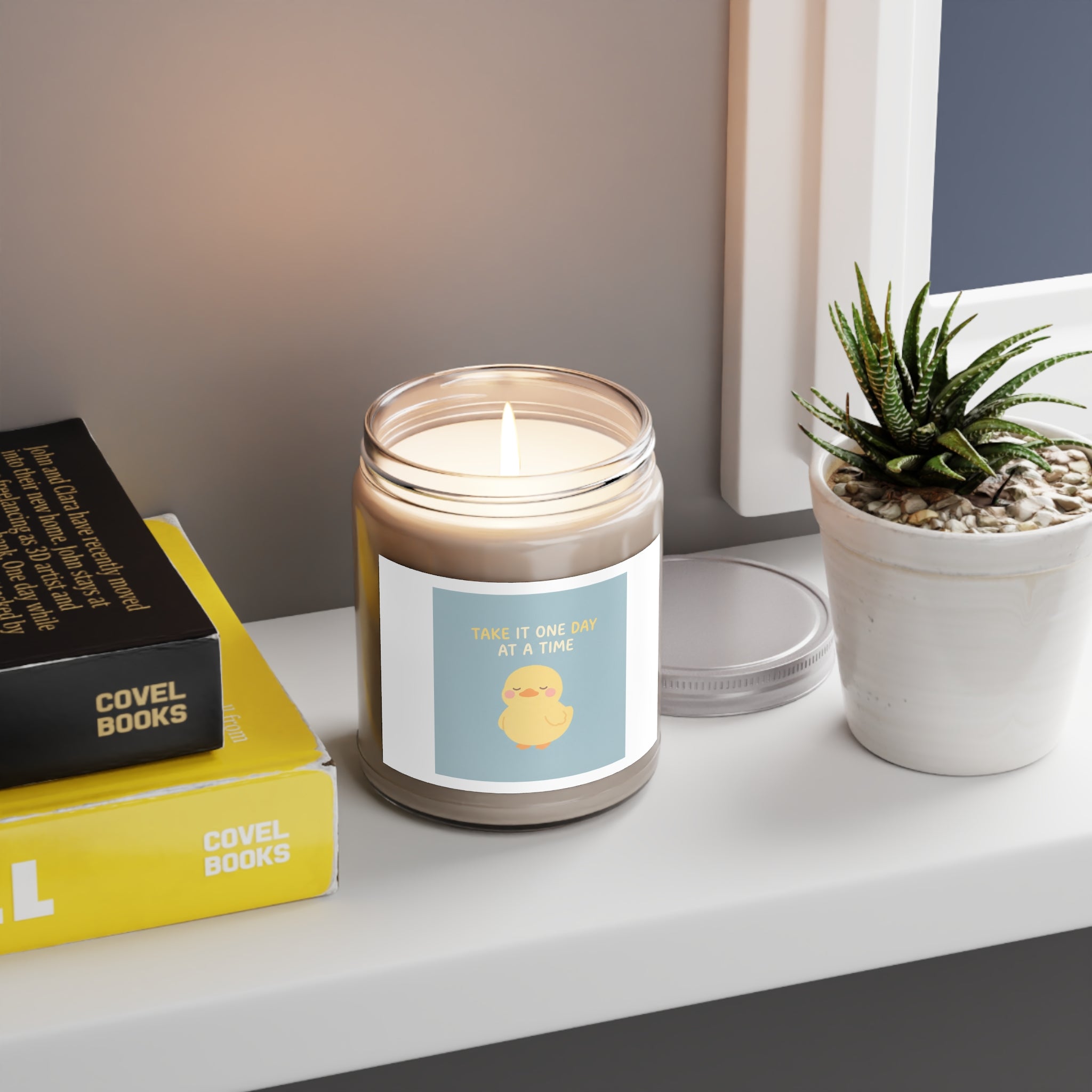 TAKE IT ONE DAY AT A TIME Duck Scented Candle