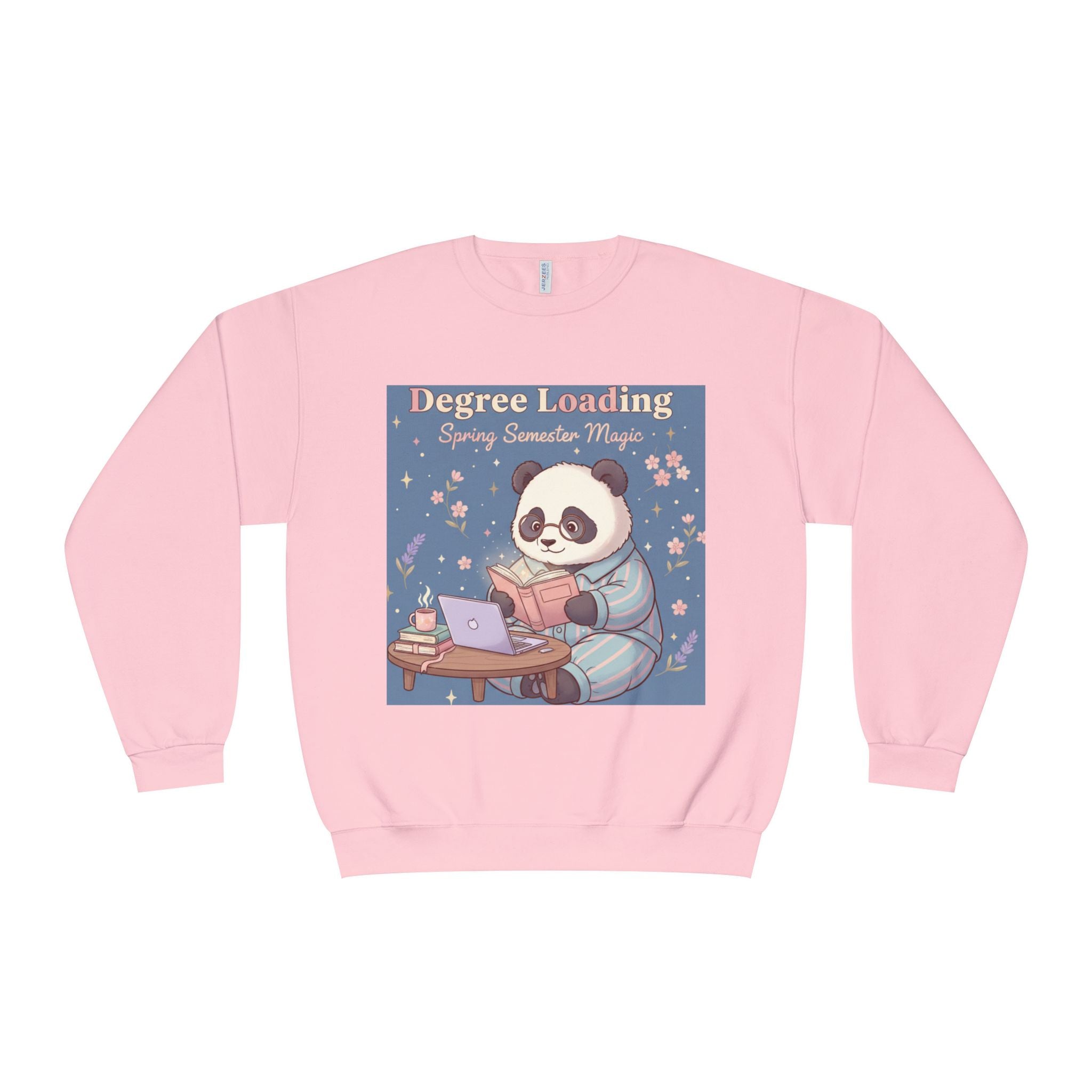 Panda Crewneck Sweatshirt – Degree Loading Spring Semester Magic