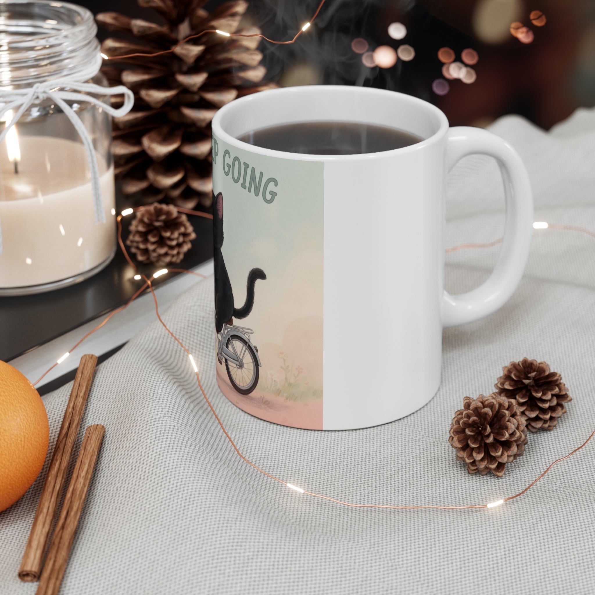 JUST KEEP GOING Mug 11oz
