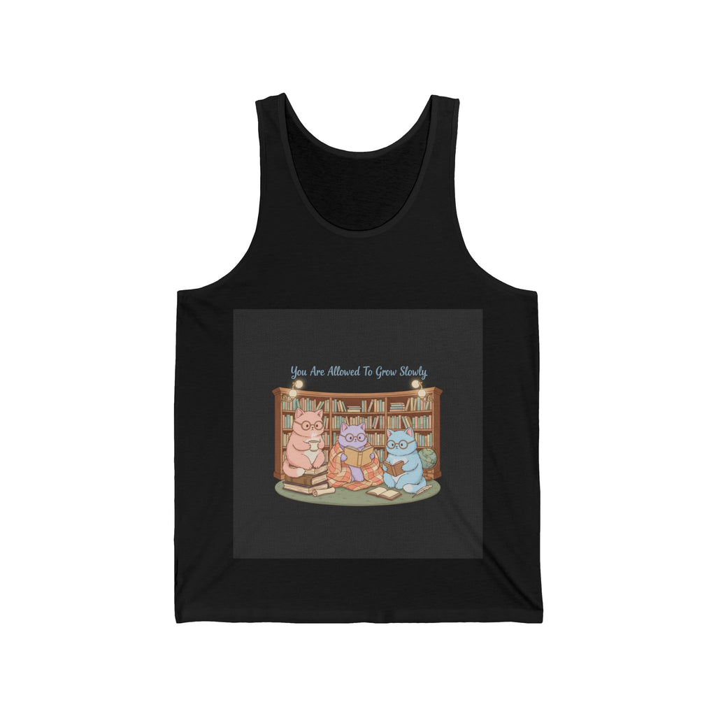 Cats With Glasses Tank Top – You Are Allowed to Grow Slowly