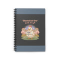 Duck In A Cardigan Spiral Notebook – Educated and Cute Gentle Strength