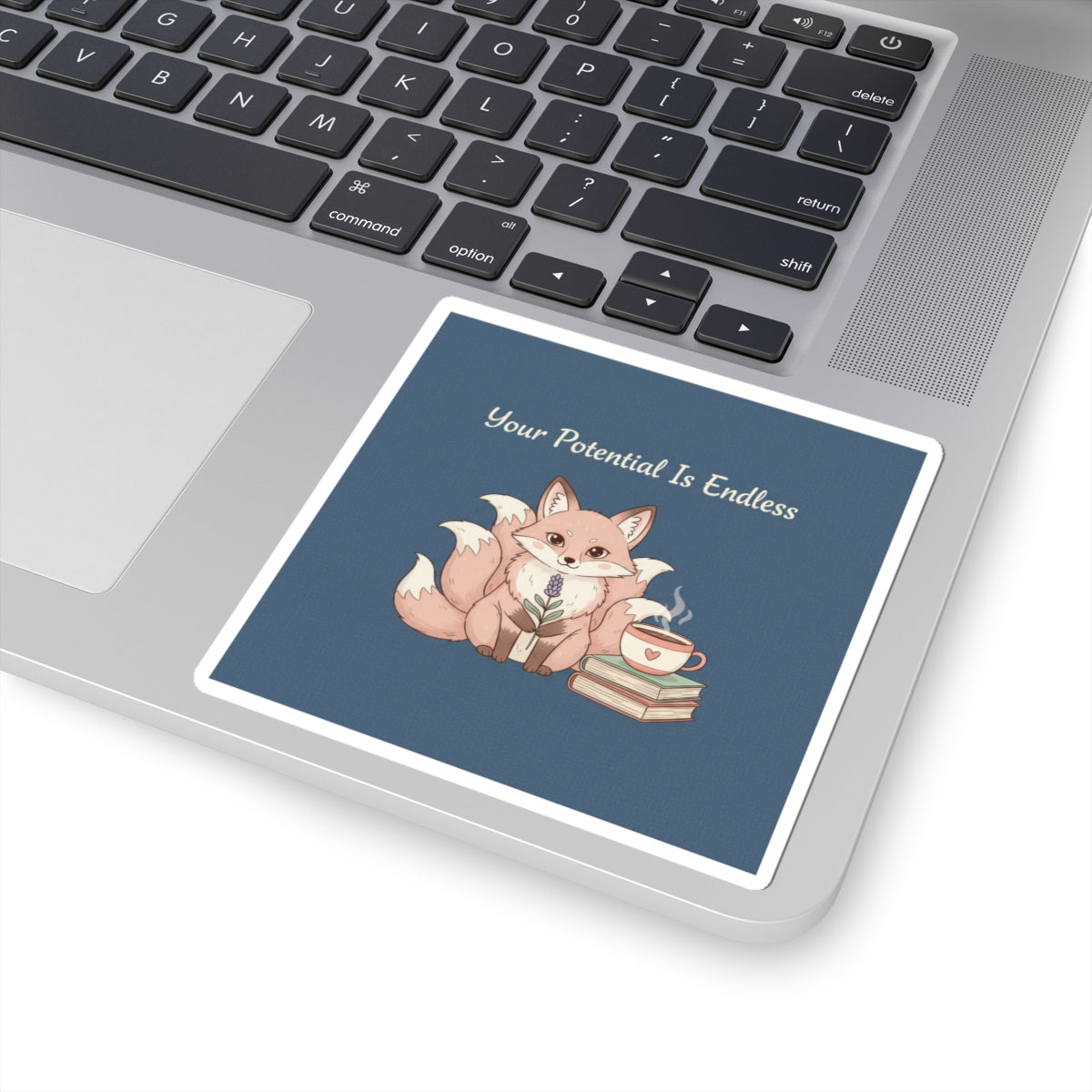 Kitsune Kiss-Cut Sticker – Your Potential is Endless