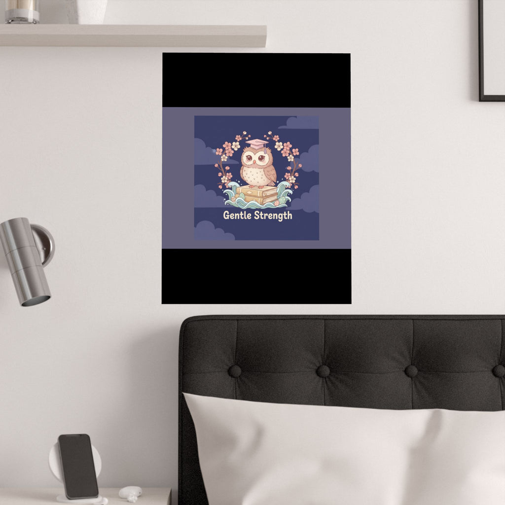 Owl Poster – Gentle Strength