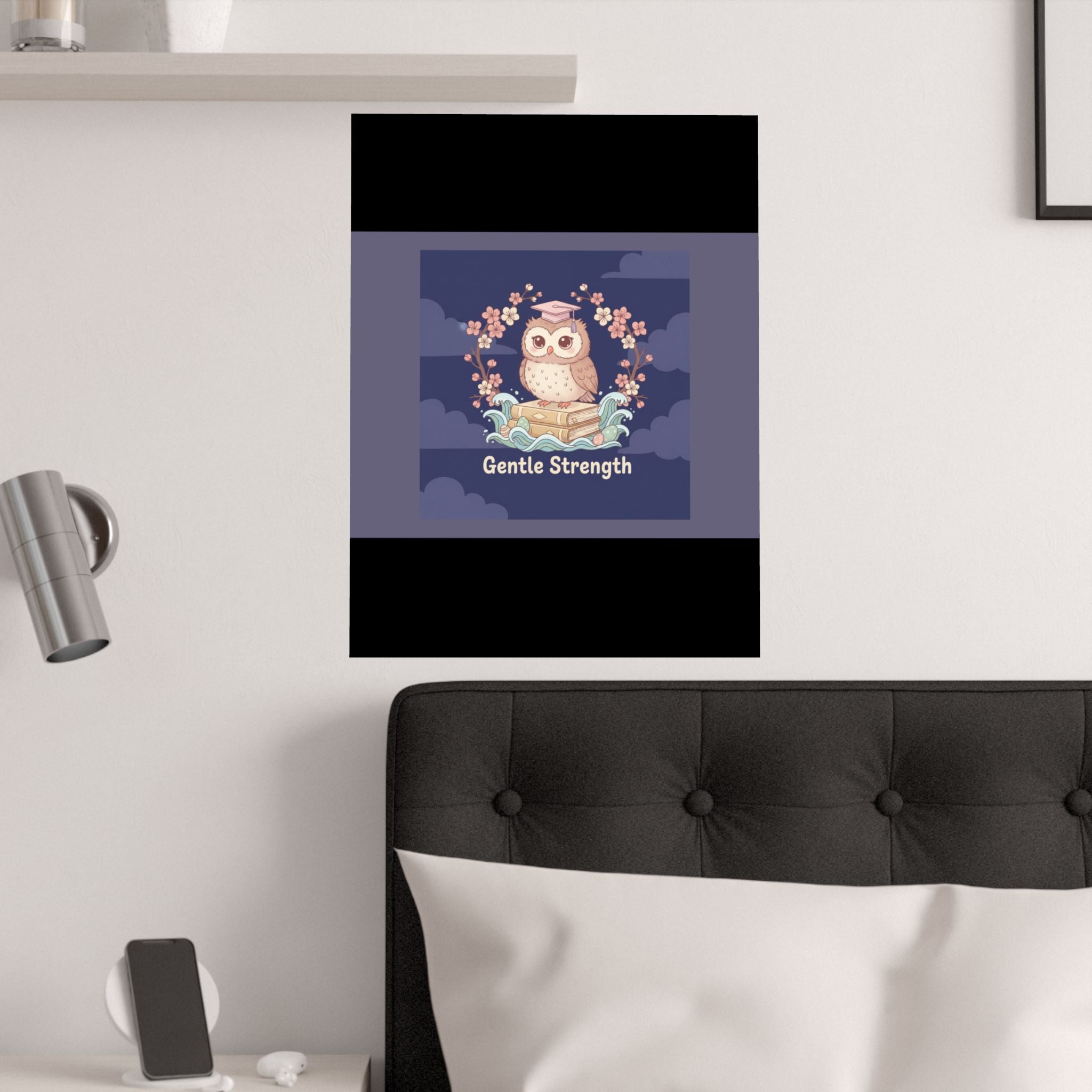 Owl Poster – Gentle Strength