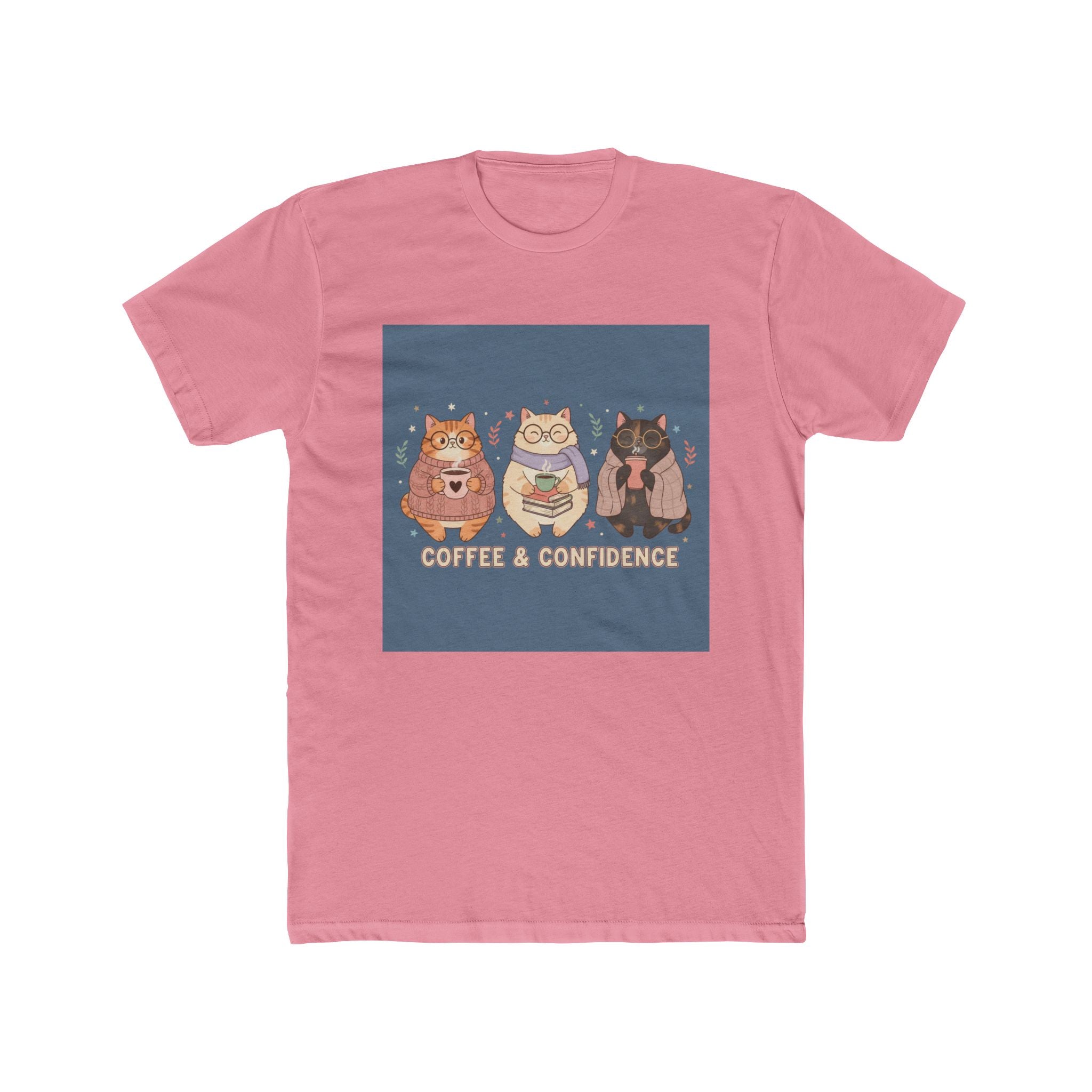 Cat Unisex Tee – Coffee & Confidence