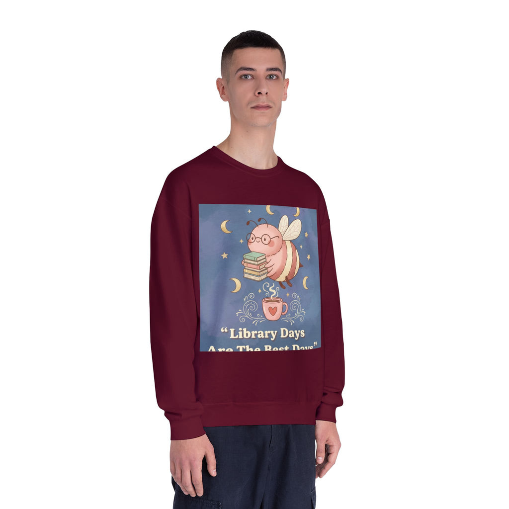 Bee Crewneck Sweatshirt – Library Days Are the Best Days