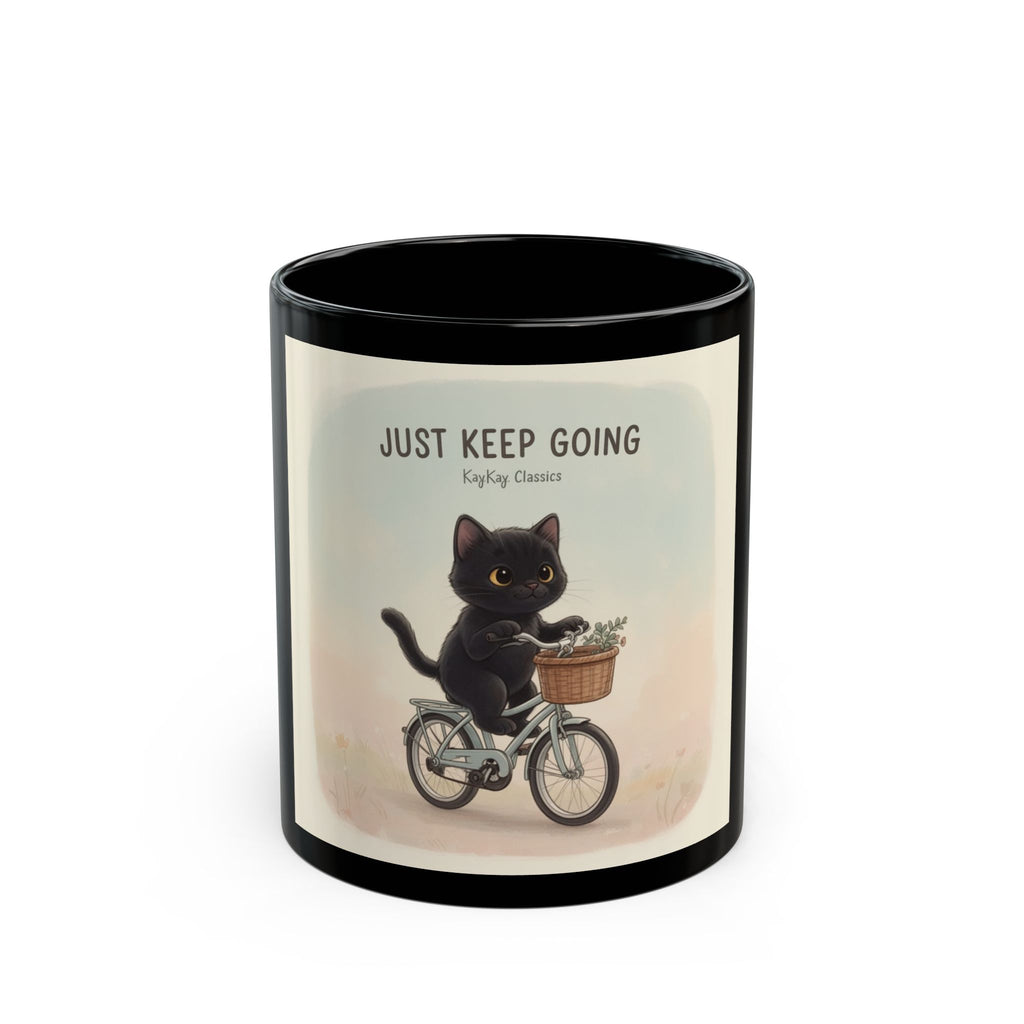 Cat Black Mug 11oz