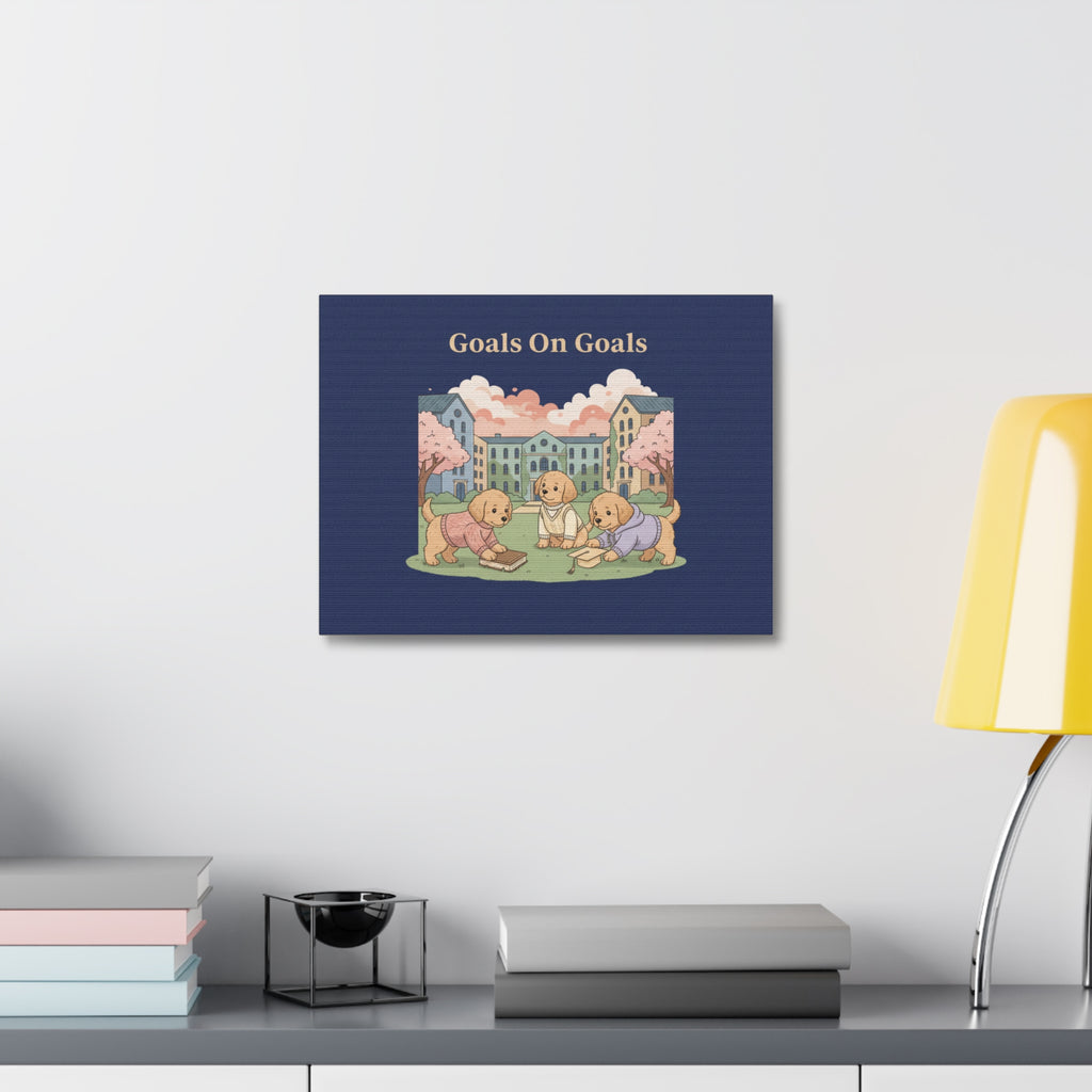 Goals on Goals Canvas Print – Home Decor
