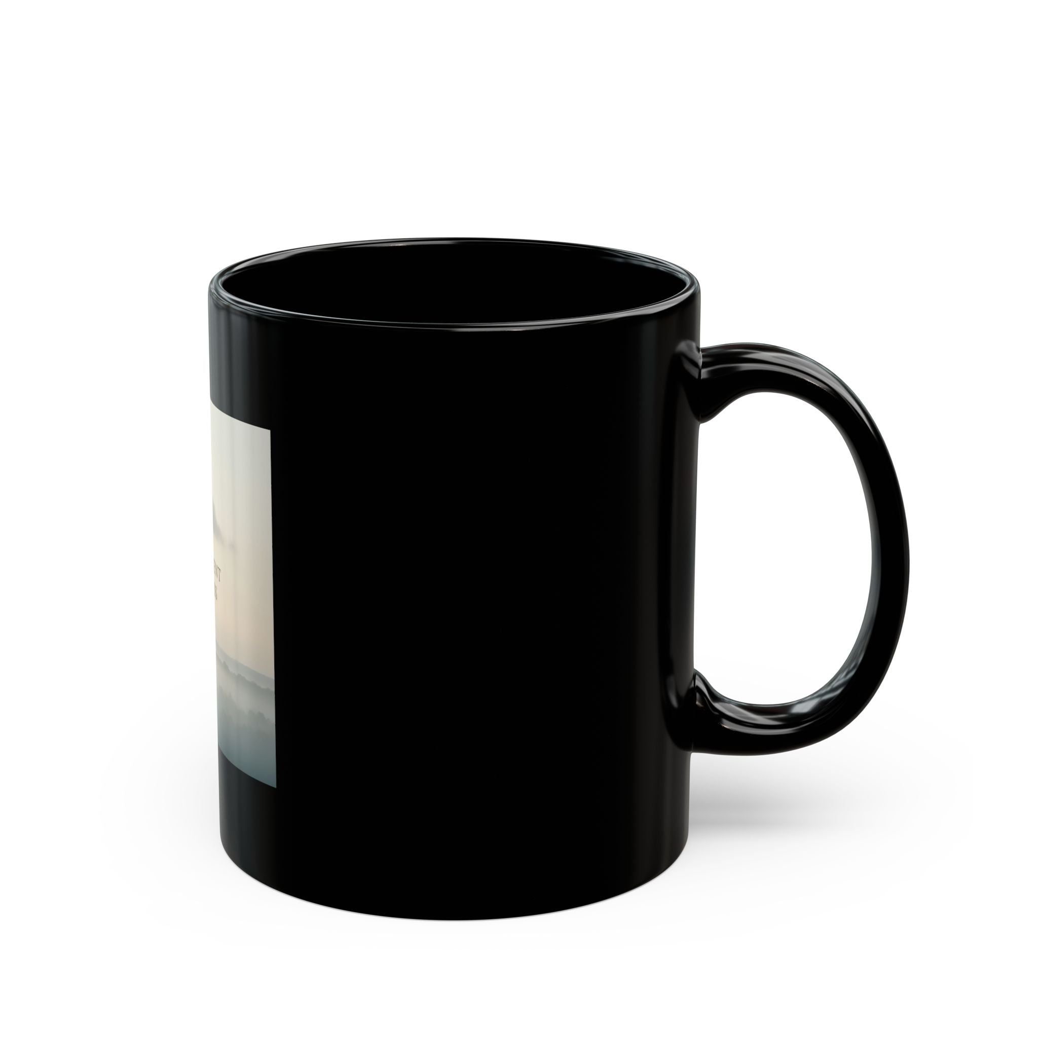 THIS MOMENT WILL PASS Black Mug