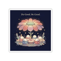 Tiny Chibi Creatures Die-Cut Sticker – Do Good Be Good