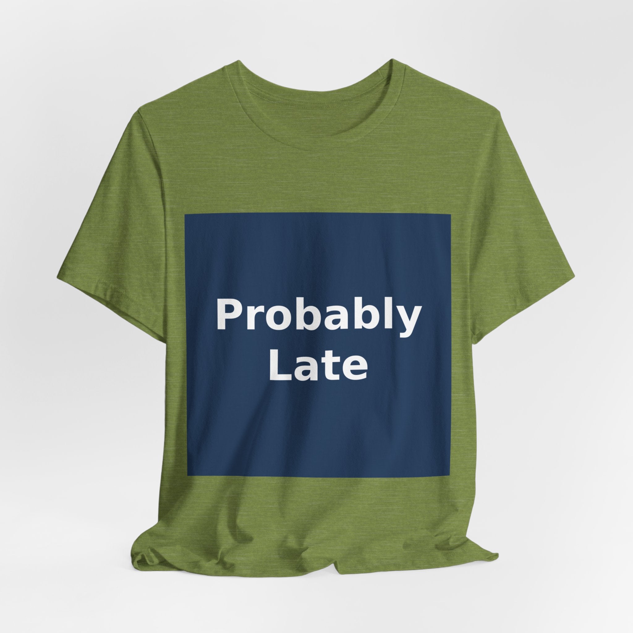 "Probably Late" Black Cat Women Tee | College Girl Gift | Fashion | KayKay Classics