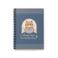 Cat Spiral Notebook – Library Days Are the Best Days