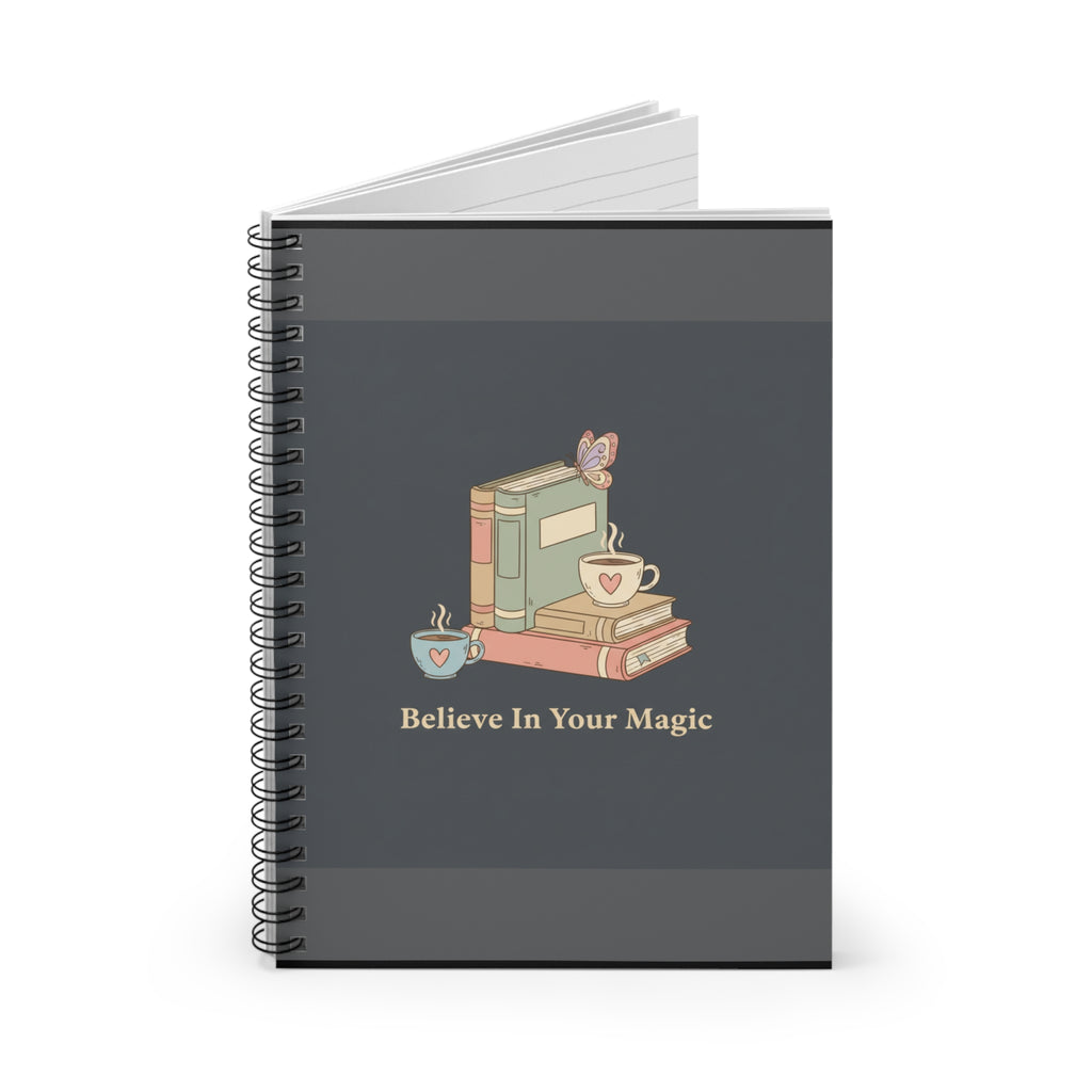 Butterfly Spiral Notebook – Believe in Your Magic