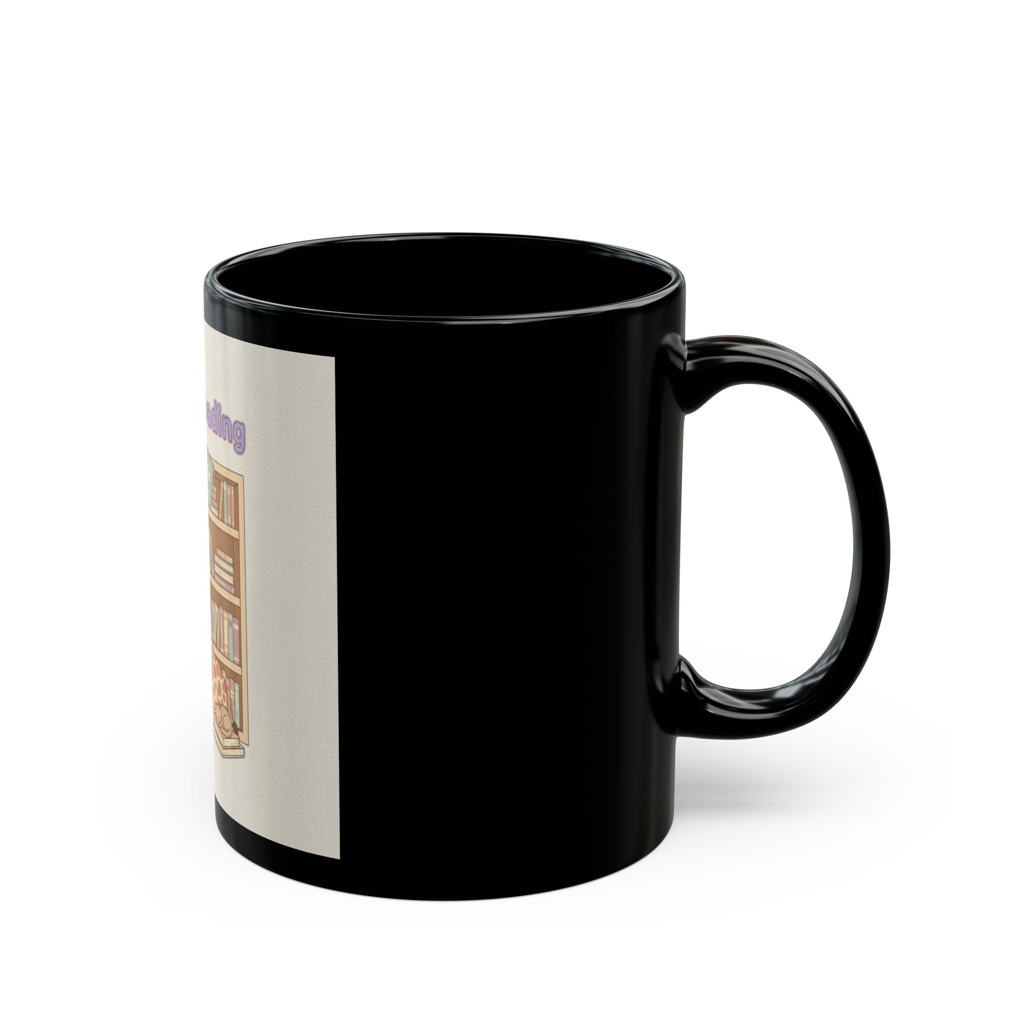 Degree Loading Giraffe Black Mug 11oz